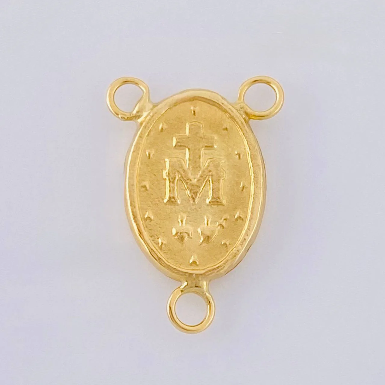 Herraje Crucero Virgen De La Milagrosa 0.6 g / 1.5 cm Oro Amarillo 18K - Image 3