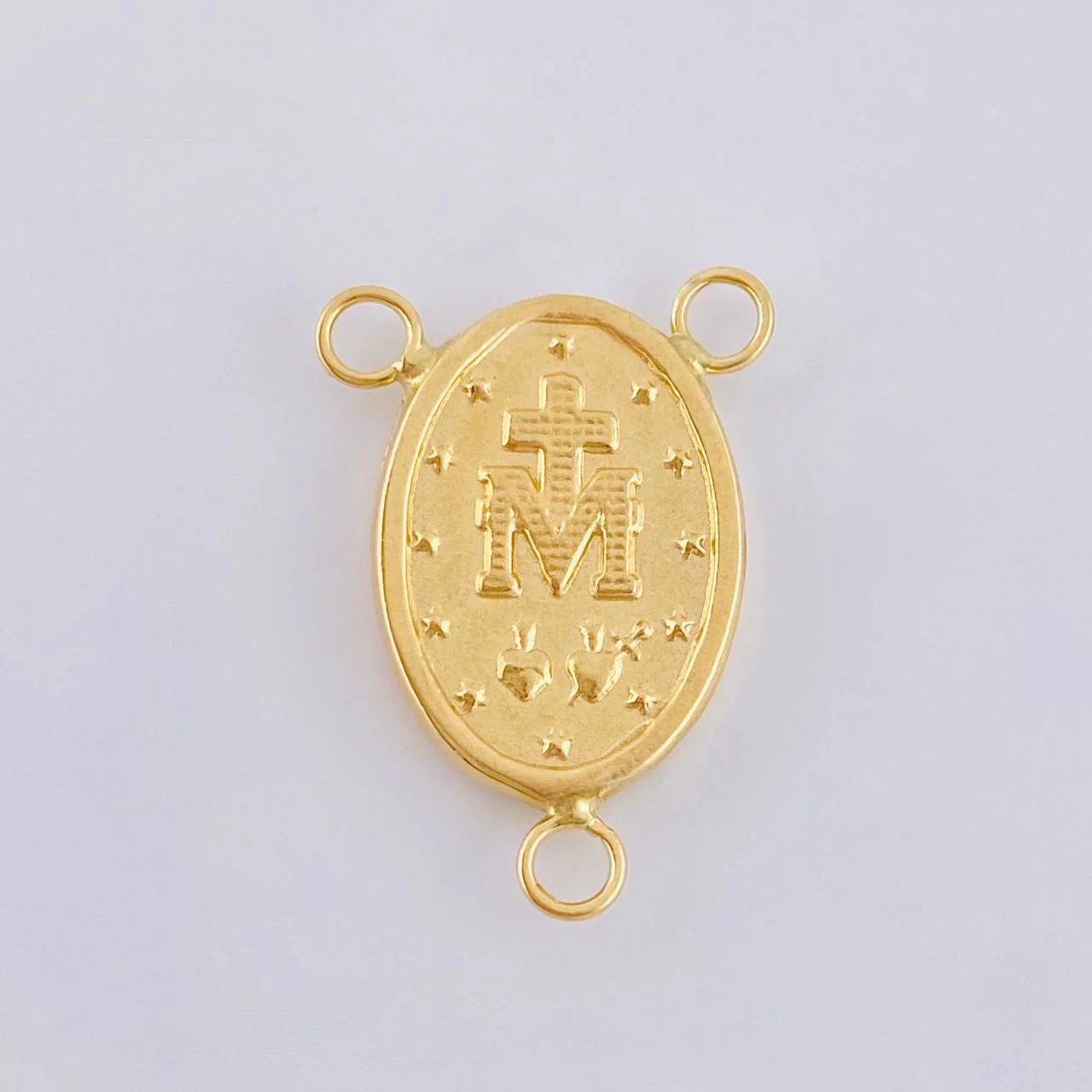Herraje Crucero Virgen De La Milagrosa 1.15 g / 2.2 cm Oro Amarillo 18K - Image 3