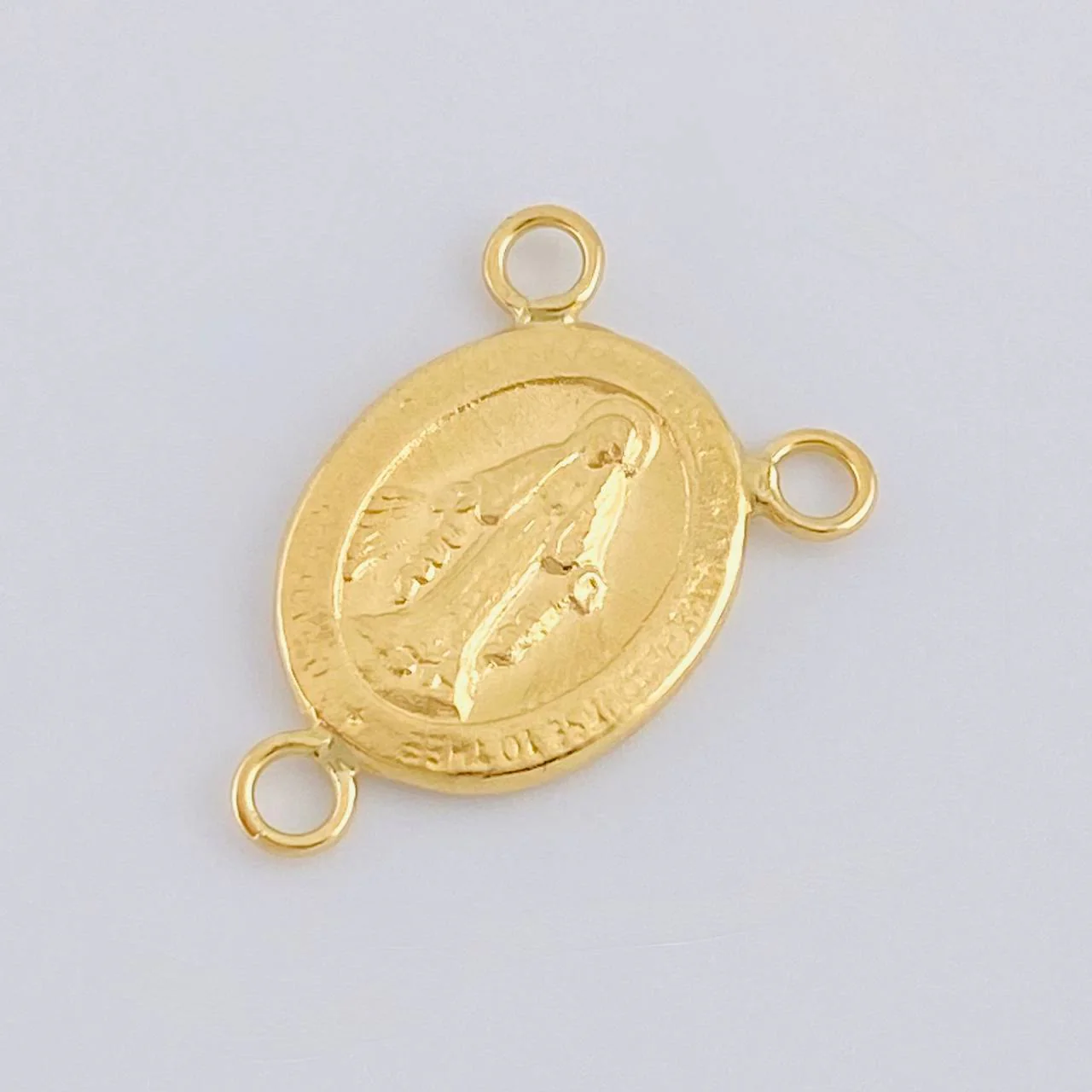 Herraje Crucero Virgen De La Milagrosa Marco 0.7 g / 1.8 cm Oro Amarillo 18K - Image 2