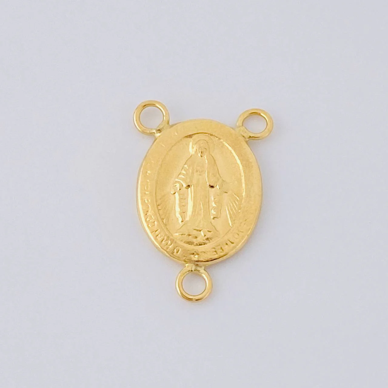 Herraje Crucero Virgen De La Milagrosa Marco 0.85 g / 1.7 cm Oro Amarillo 18K