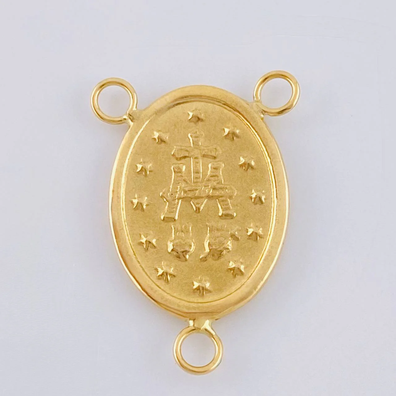 Herraje Crucero Virgen De La Milagrosa Marco 0.95 g / 2.2 cm Oro Amarillo 18K - Image 3