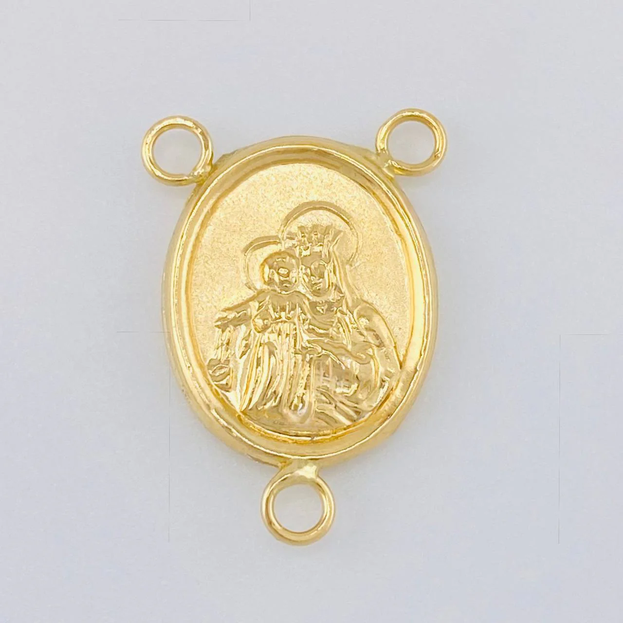 Herraje Crucero Virgen Del Carmen 1.05 g / 2.1 cm Oro Amarillo 18K