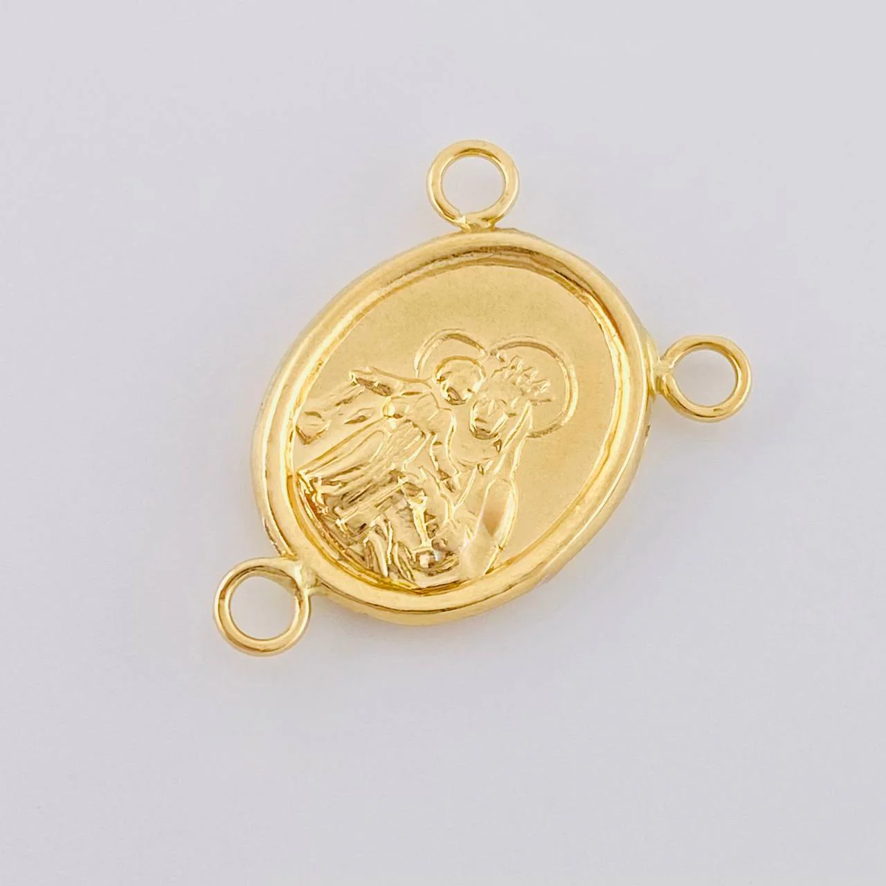 Herraje Crucero Virgen Del Carmen 1.05 g / 2.1 cm Oro Amarillo 18K - Image 2