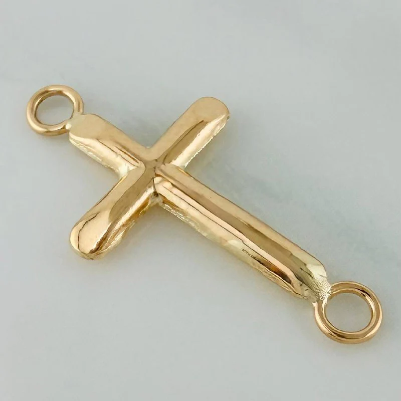 Herraje Cruz 0.4gr / 2.1cm / Oro Amarillo 18K % - Image 3