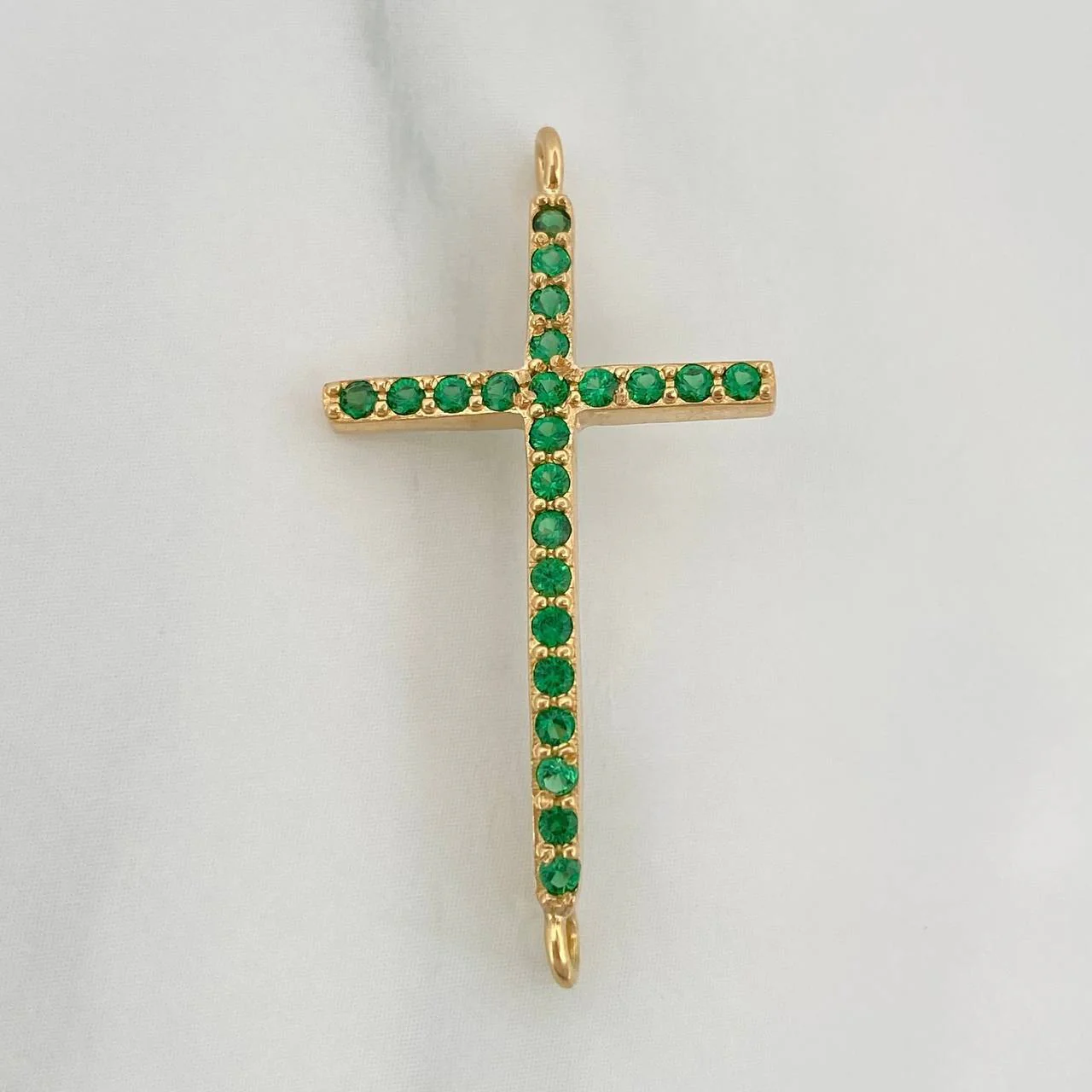 Herraje Cruz 1.5gr / 3.3cm / Oro Amarillo 18K %