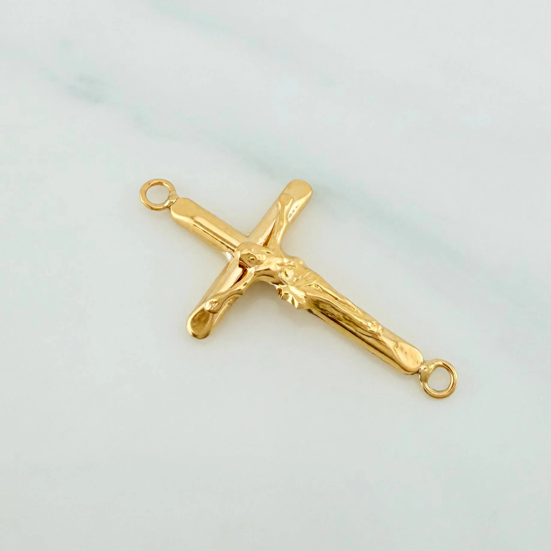 Herraje Cruz Cristo 0.85 g / 3 cm Oro Amarillo 18K - Image 2