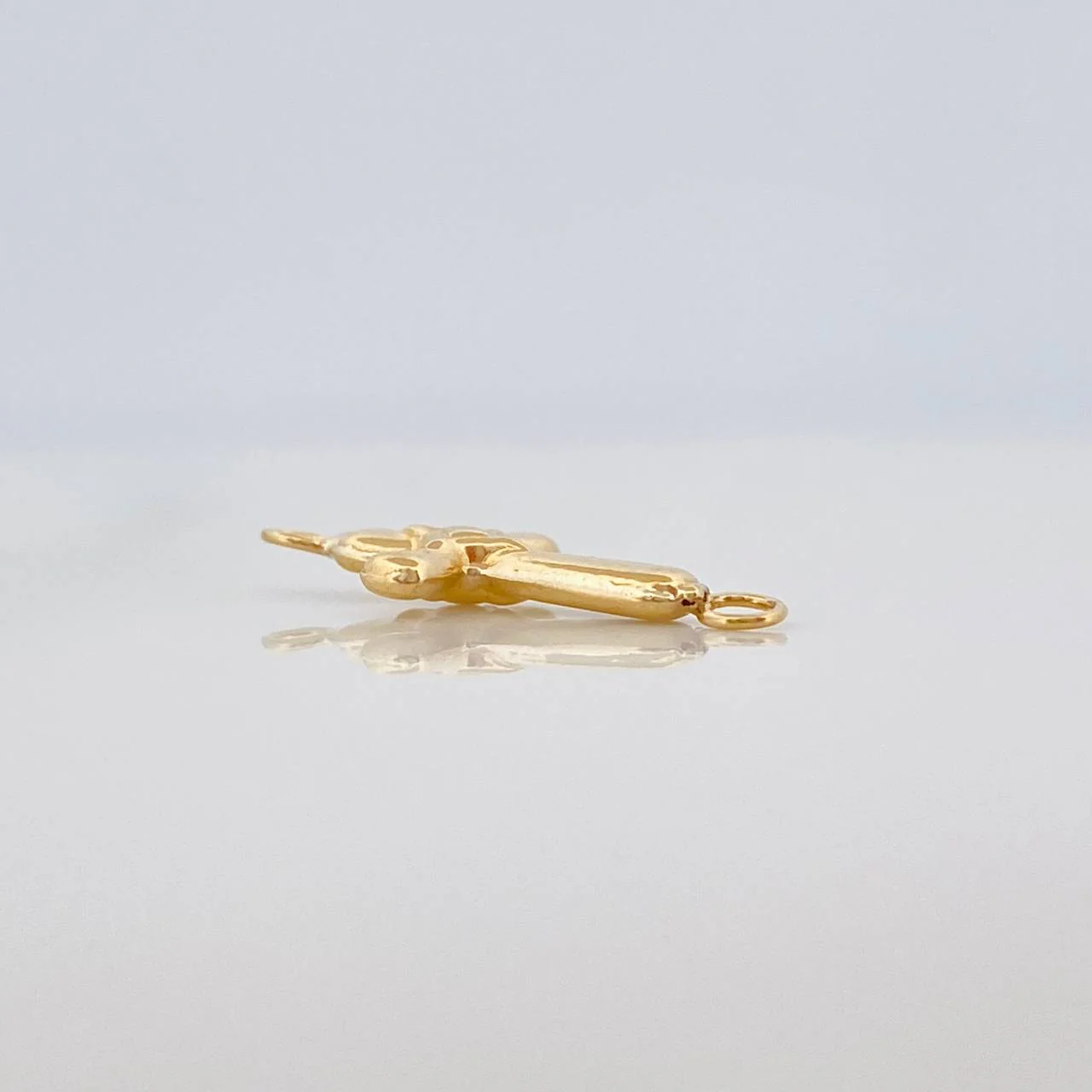 Herraje Cruz Estrella 0.3gr / 1.8cm / Oro Amarillo 18K % - Image 3