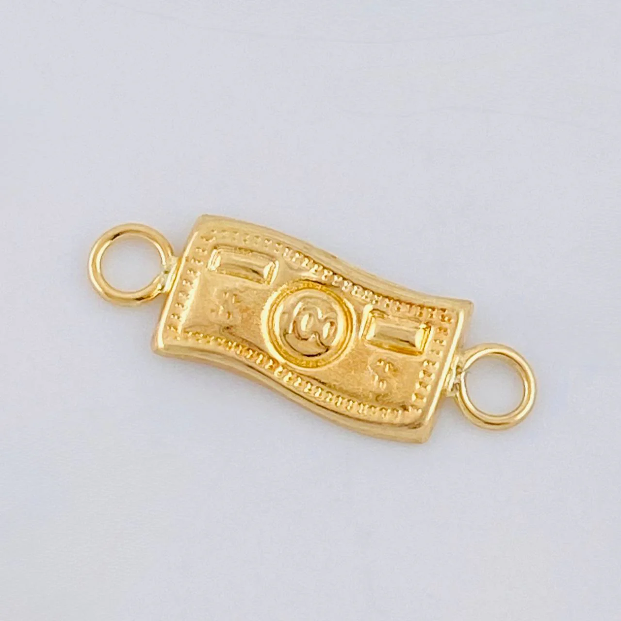 Herraje Dolar 0.35 g / 1.6 cm Oro Amarillo 18K - Image 2