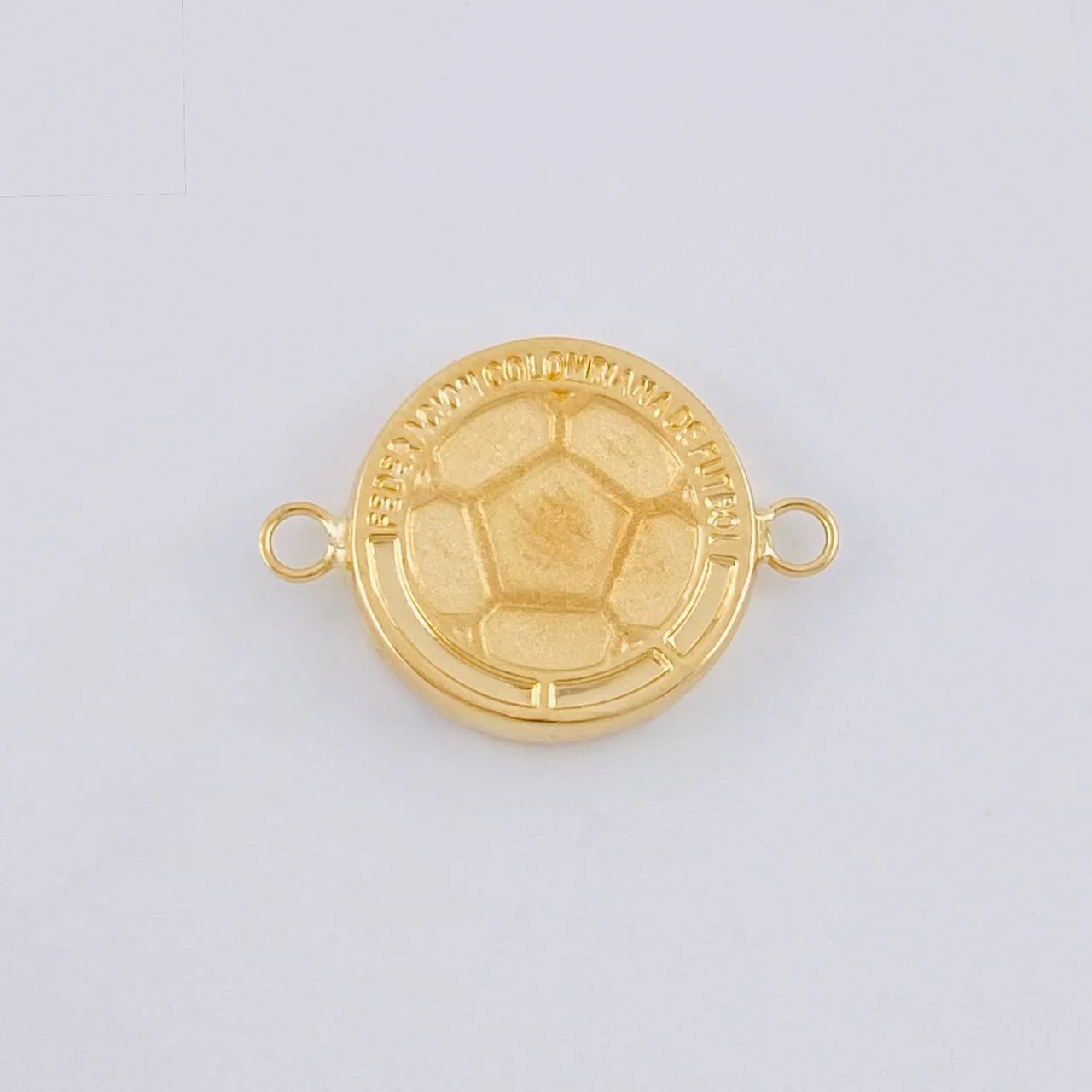 Herraje Escudo Colombia Mate 1 g / 2.1 cm Oro Amarillo 18K