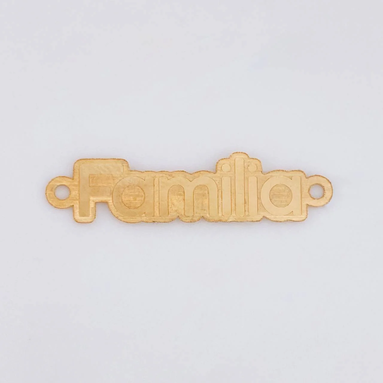 Herraje Familia 0.65g / 3cm Oro Amarillo 18K