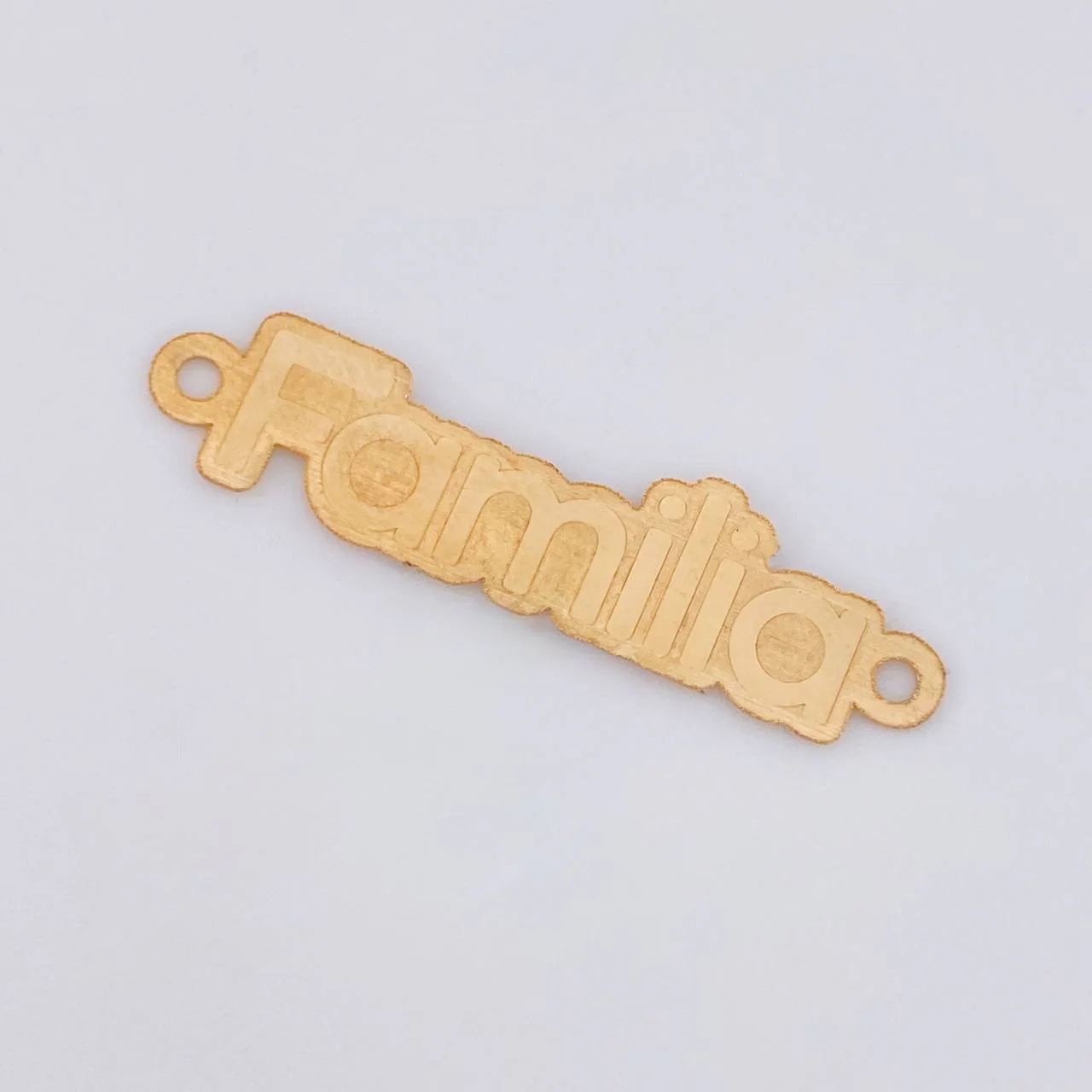 Herraje Familia 0.65g / 3cm Oro Amarillo 18K - Image 2