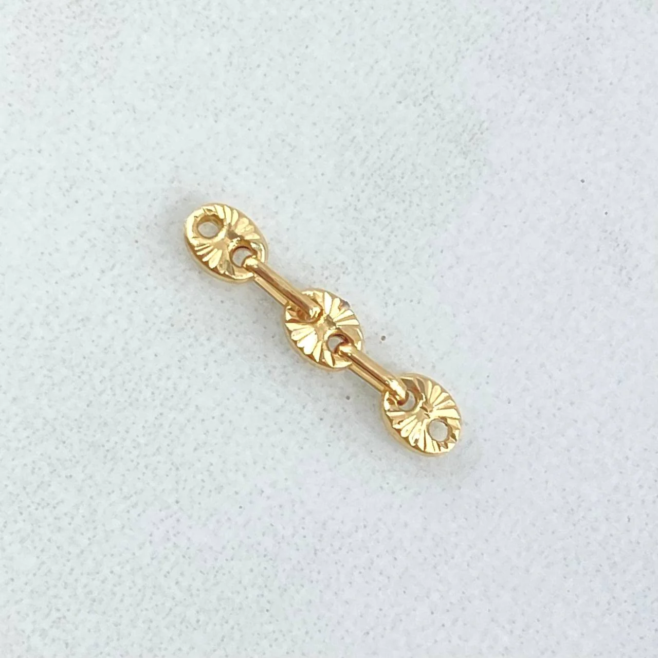 Herraje Retazo GC 3 Eslabones 0.25gr / 1.9cm / 3.4mm Oro Amarillo 18K - Image 2