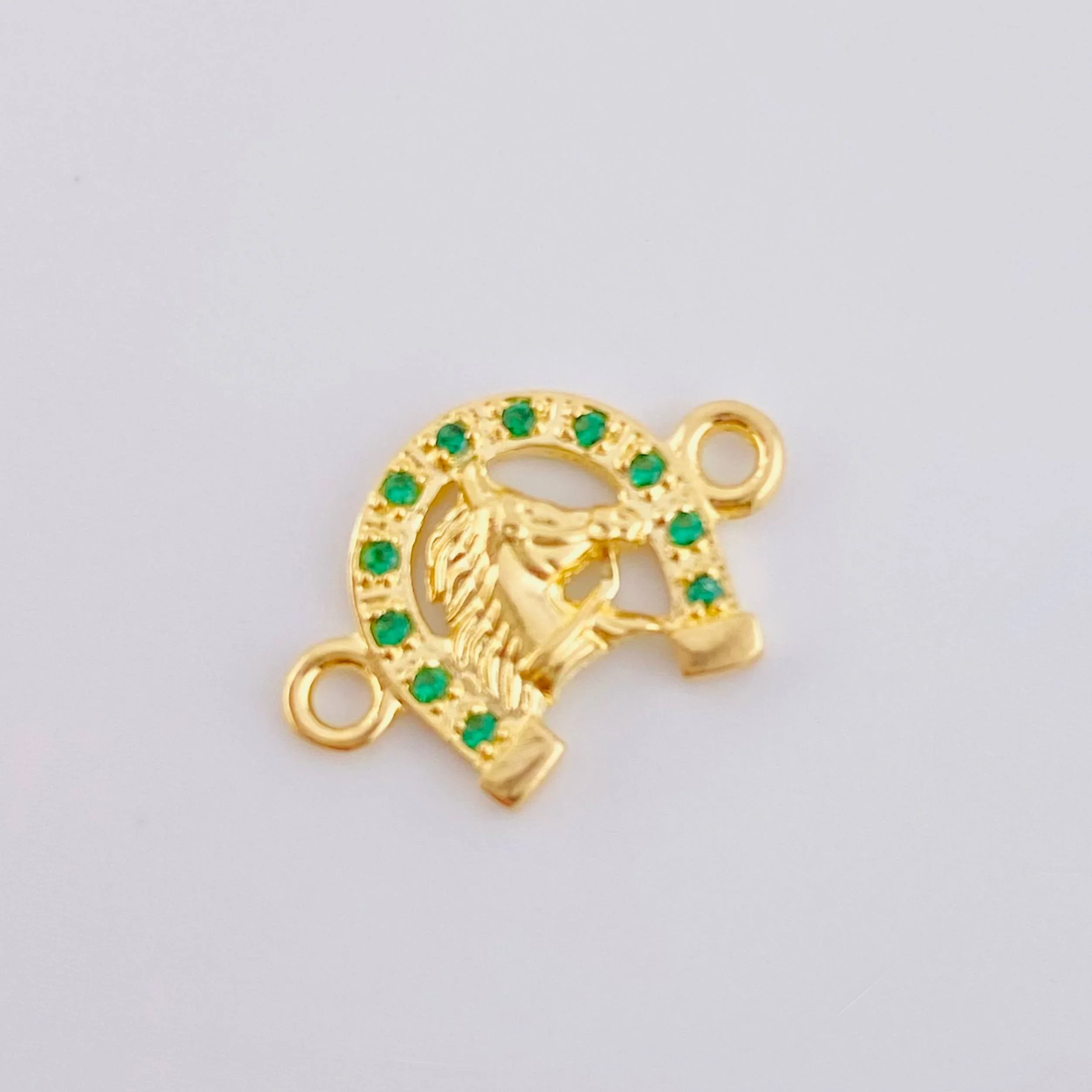 Herraje Herradura Cara De Caballo 1 g / 1.6 cm Oro Amarillo 18K - Image 2