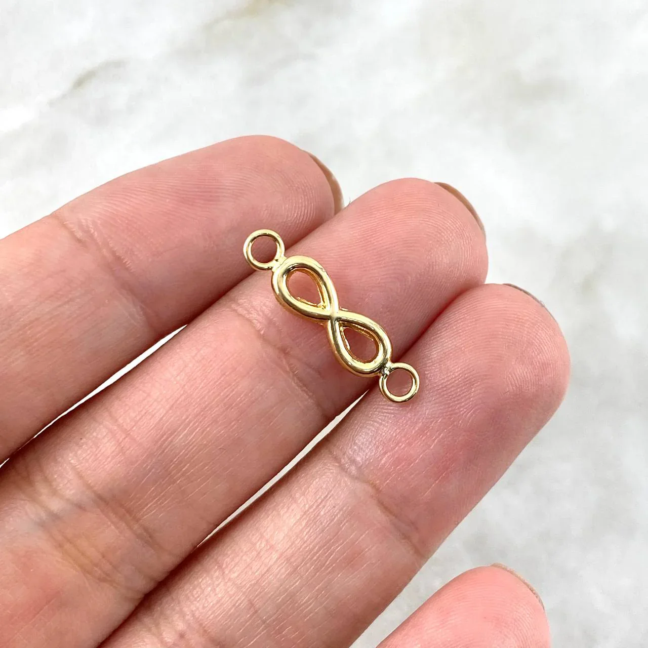 Herraje Infinito 0.65 g / 2.3 cm Oro Amarillo 18K - Image 3