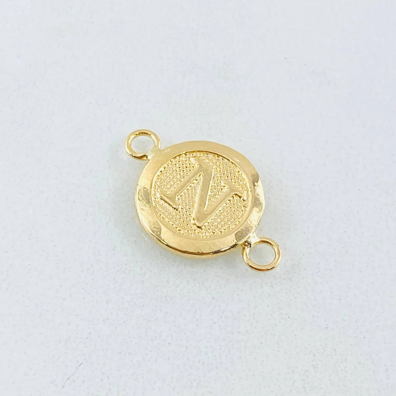 Herraje Letra Circulo N 0.35 g / 1.5 cm Oro Amarillo 18K - Image 3