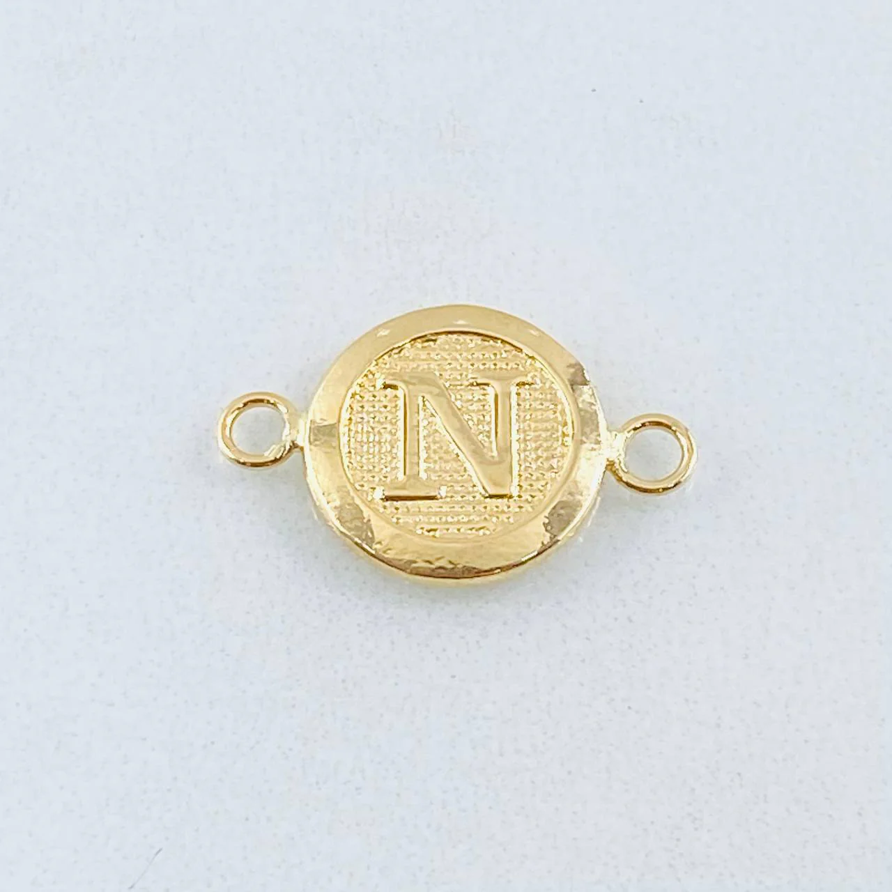 Herraje Letra Circulo N 0.4 g / 1.5 cm Oro Amarillo 18K - Image 2