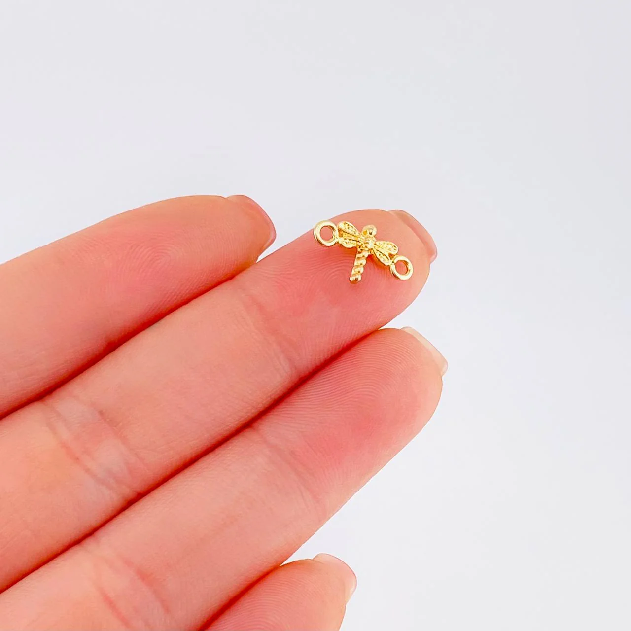 Herraje Libelula 0.35 g / 1.3 cm Oro Amarillo 18K - Image 3