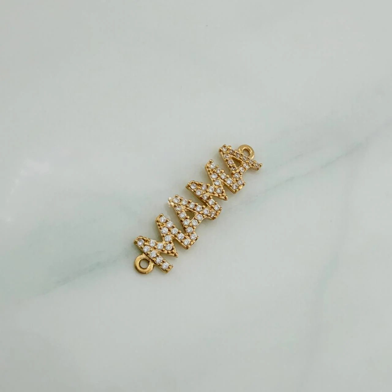Herraje Mama 1.3 g / 2.9 cm Oro Amarillo 18K - Image 3