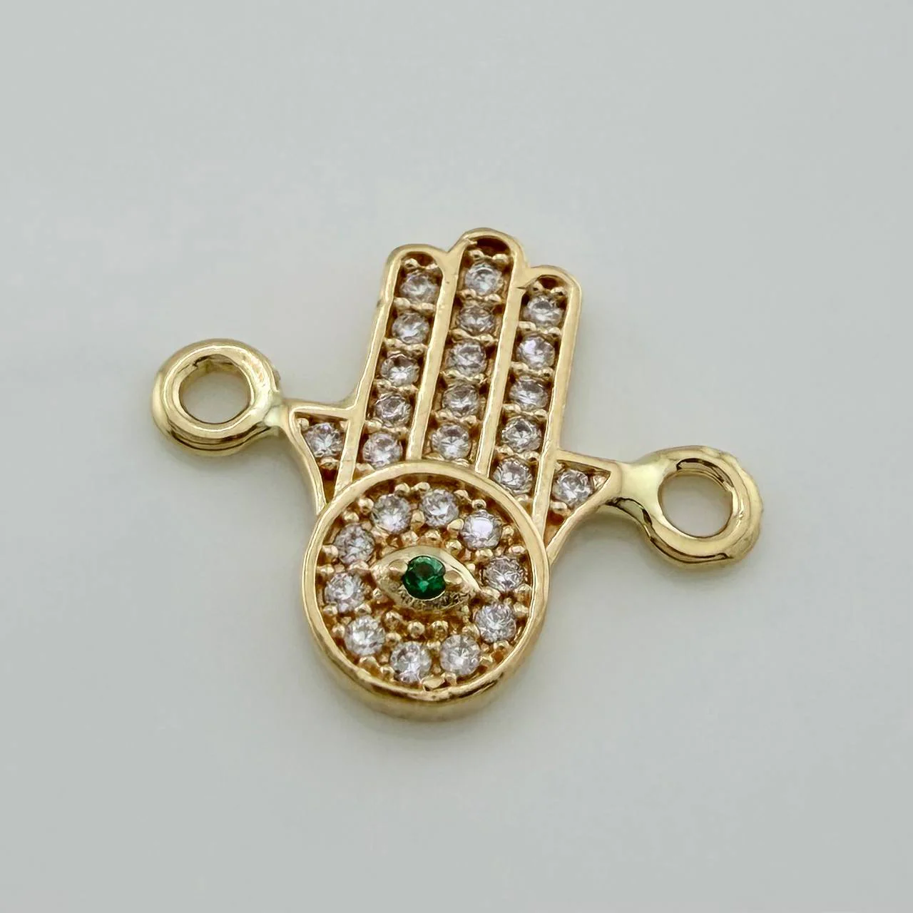 Herraje Mano Hamsa 1.05 g / 1.6 cm Oro Amarillo 18K - Image 3
