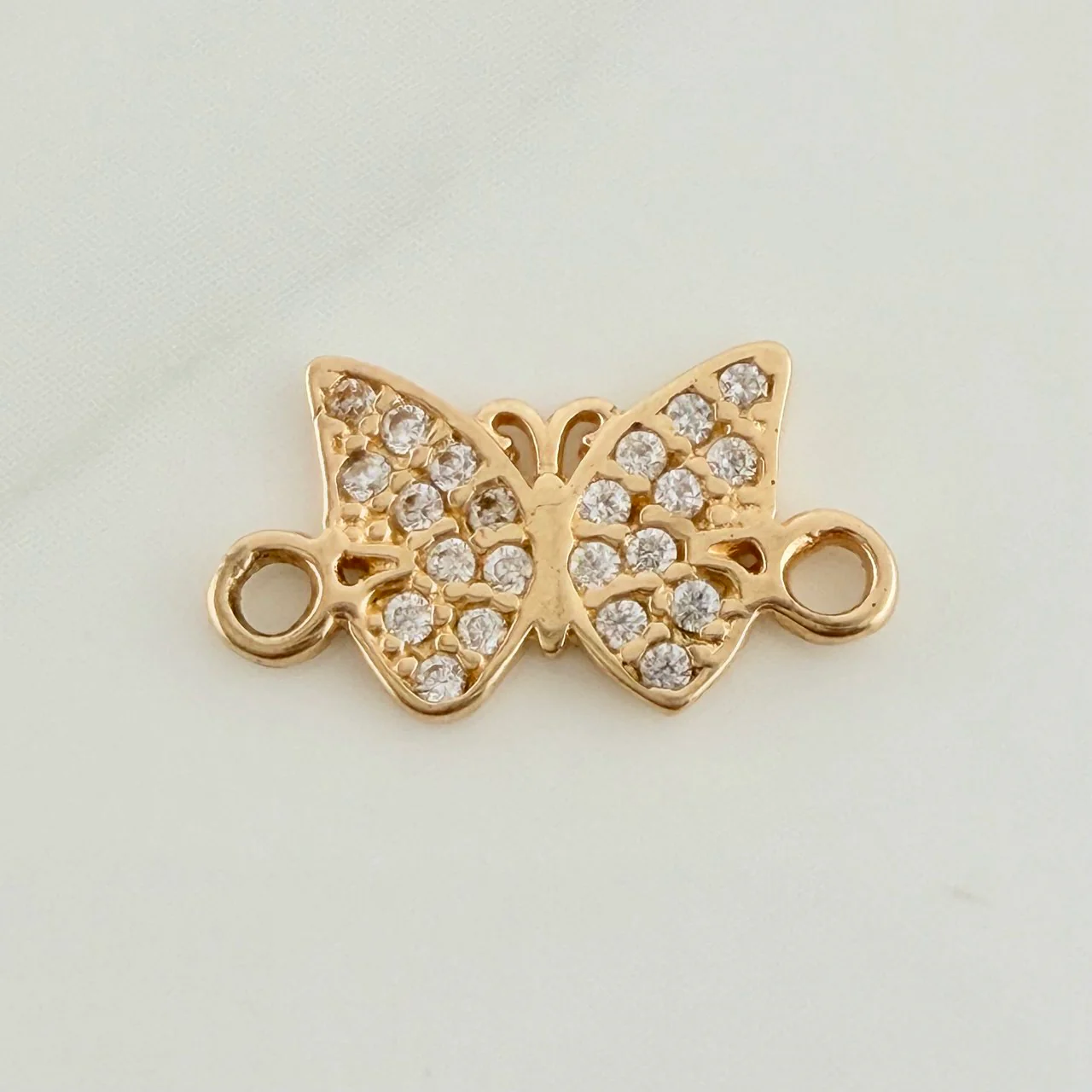 Herraje Mariposa 0.65gr / 1.3cm / Oro Amarillo 18K $