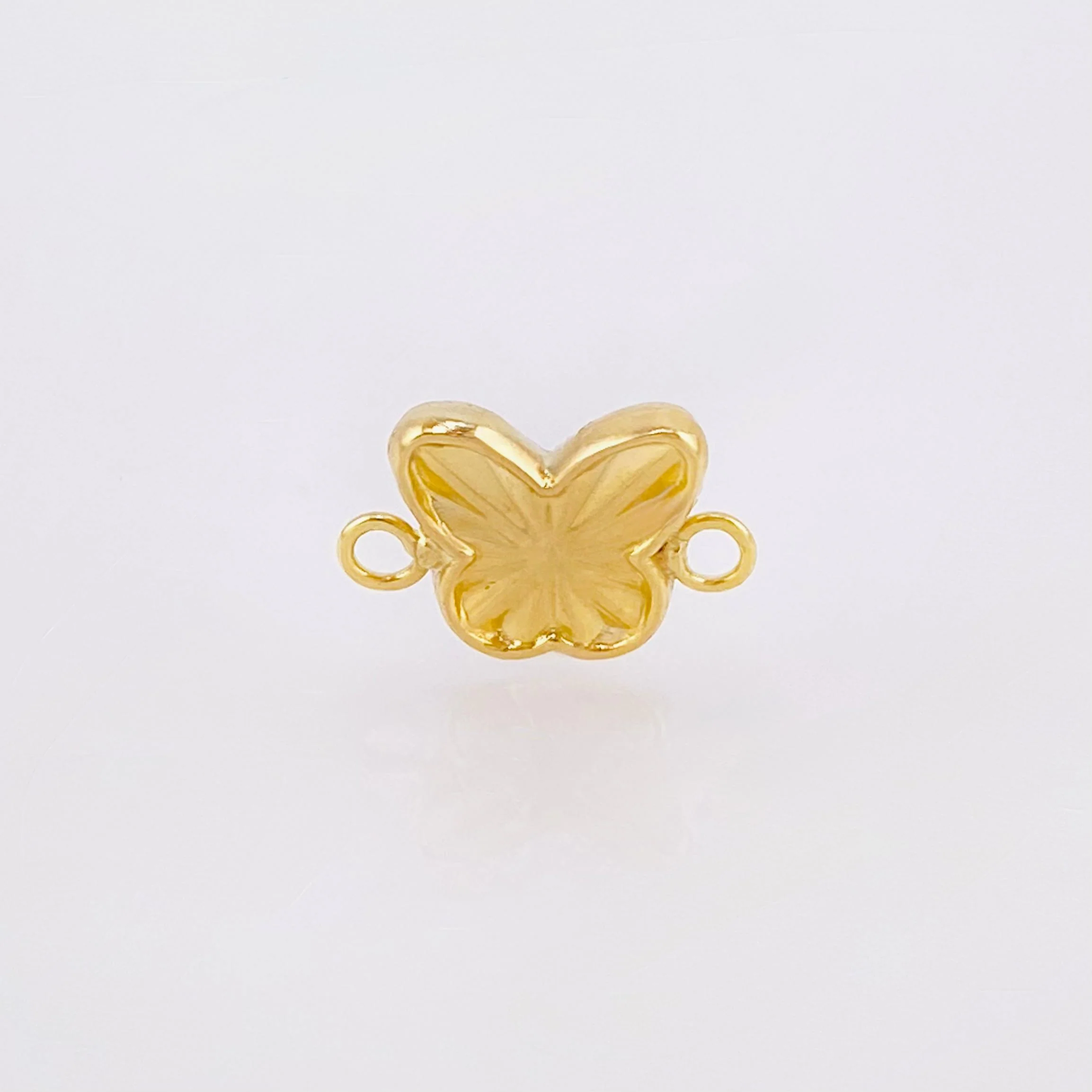 Herraje Mariposa Diamantada 0.65gr / 1.5cm / Oro Amarillo 18K - Image 2