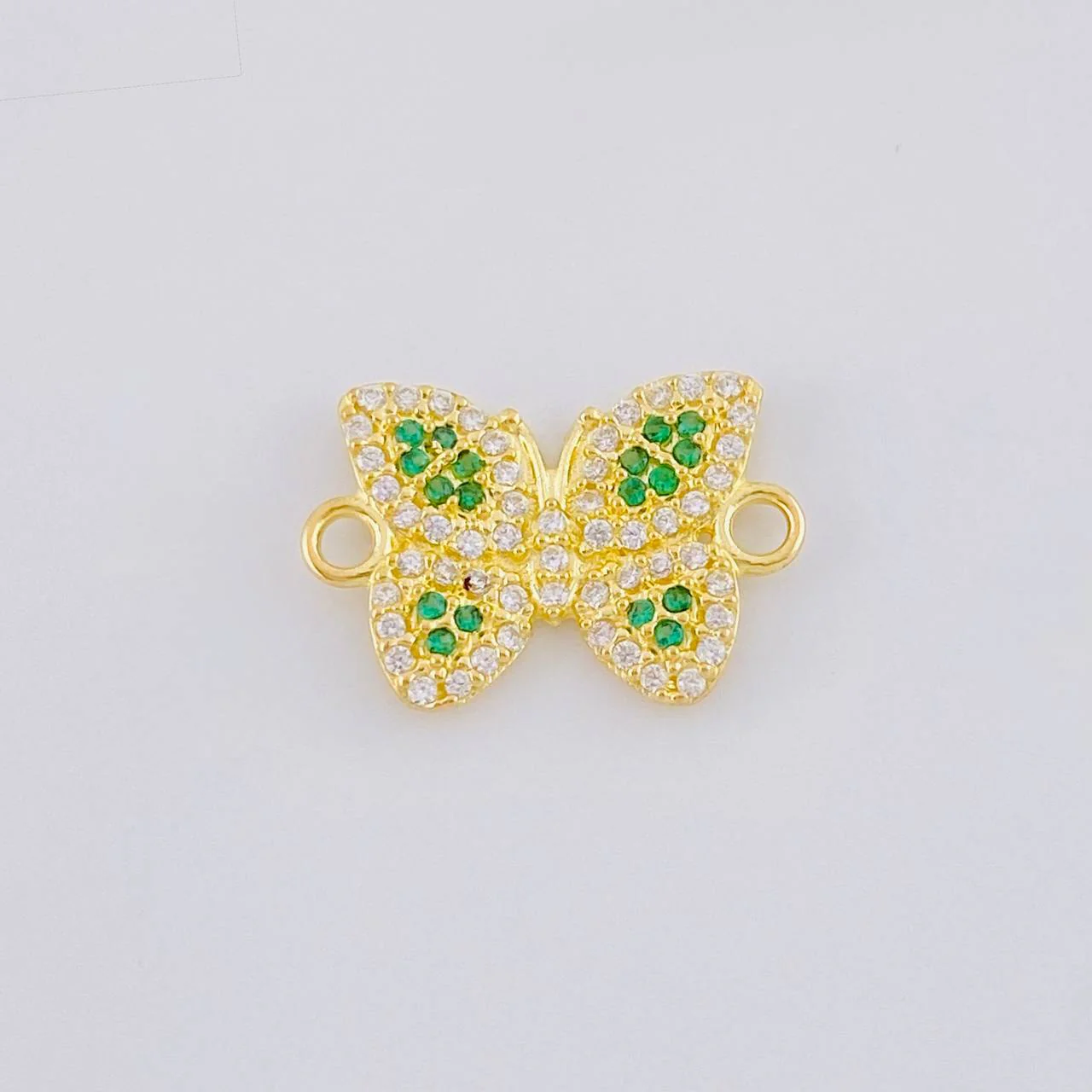 Herraje Mariposa Verde 1.45 g / 1.5 cm Oro Amarillo 18K