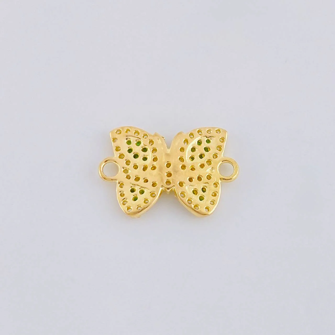 Herraje Mariposa Verde 1.45 g / 1.5 cm Oro Amarillo 18K - Image 3