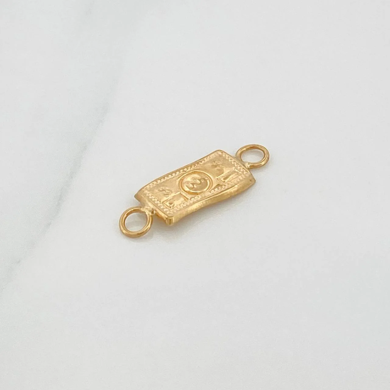 Herraje One Dólar 0.35gr / 1.7cm / Oro Amarillo 18K - Image 2