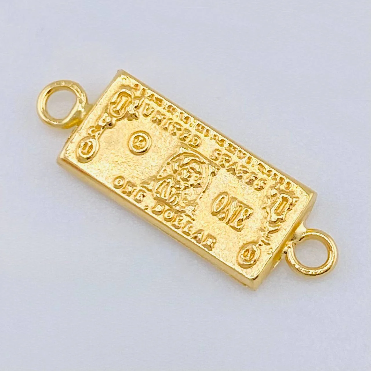 Herraje One Dolar 0.6 g / 2 cm Oro Amarillo 18K - Image 3