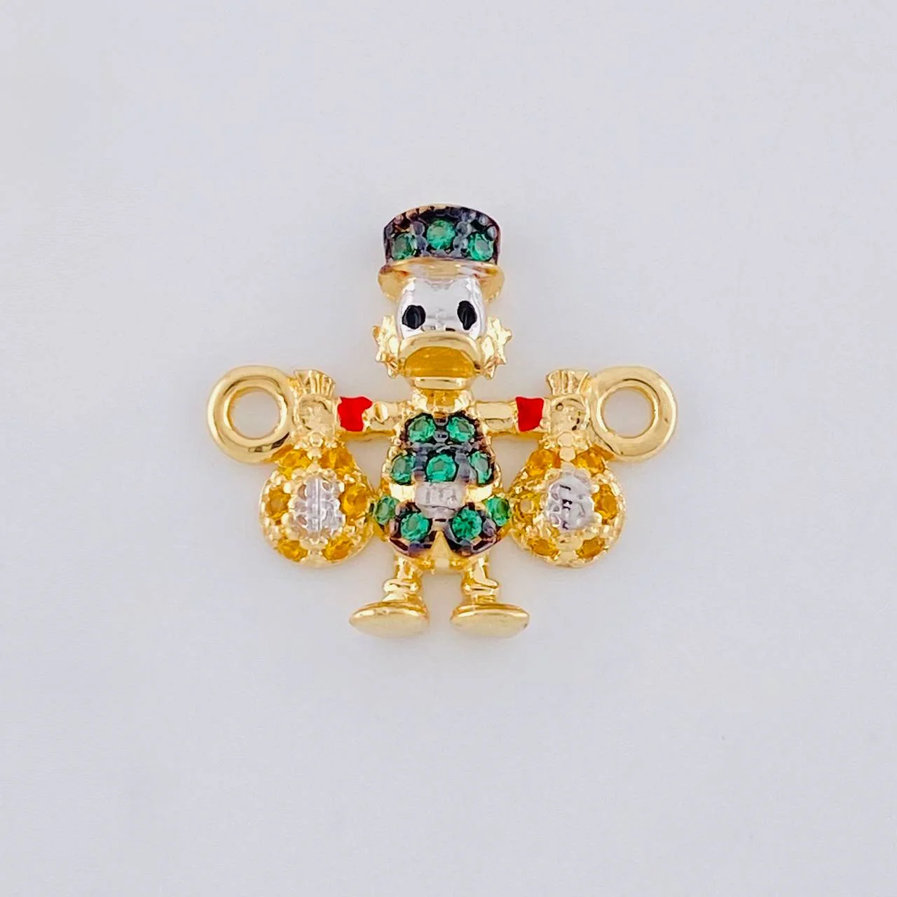 Herraje Pato Bolsa Dinero 1.4 g / 1.6 cm Oro Amarillo 18K