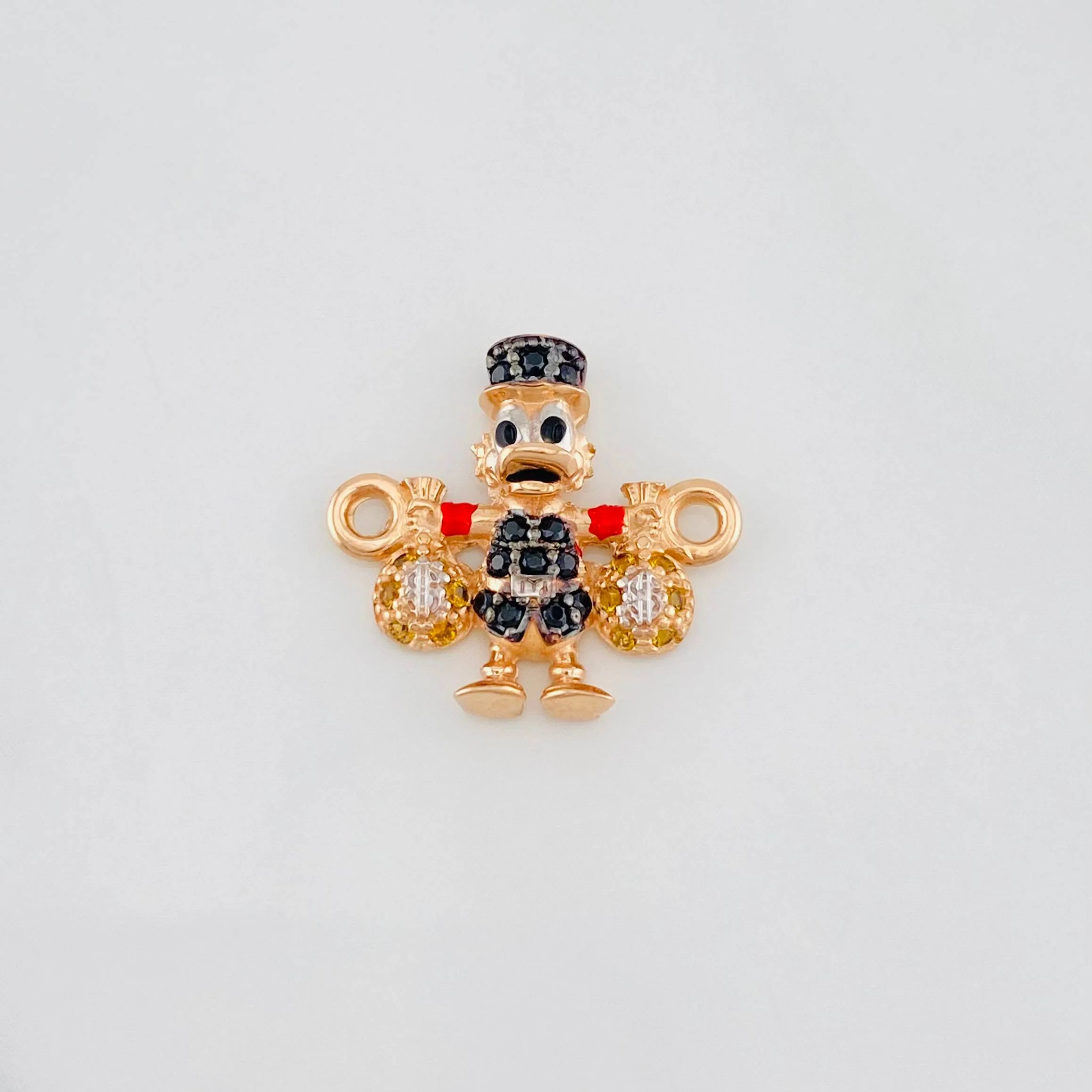 Herraje Pato Bolsa Dinero 1.65g / 1.05cm Tres Oros 18K