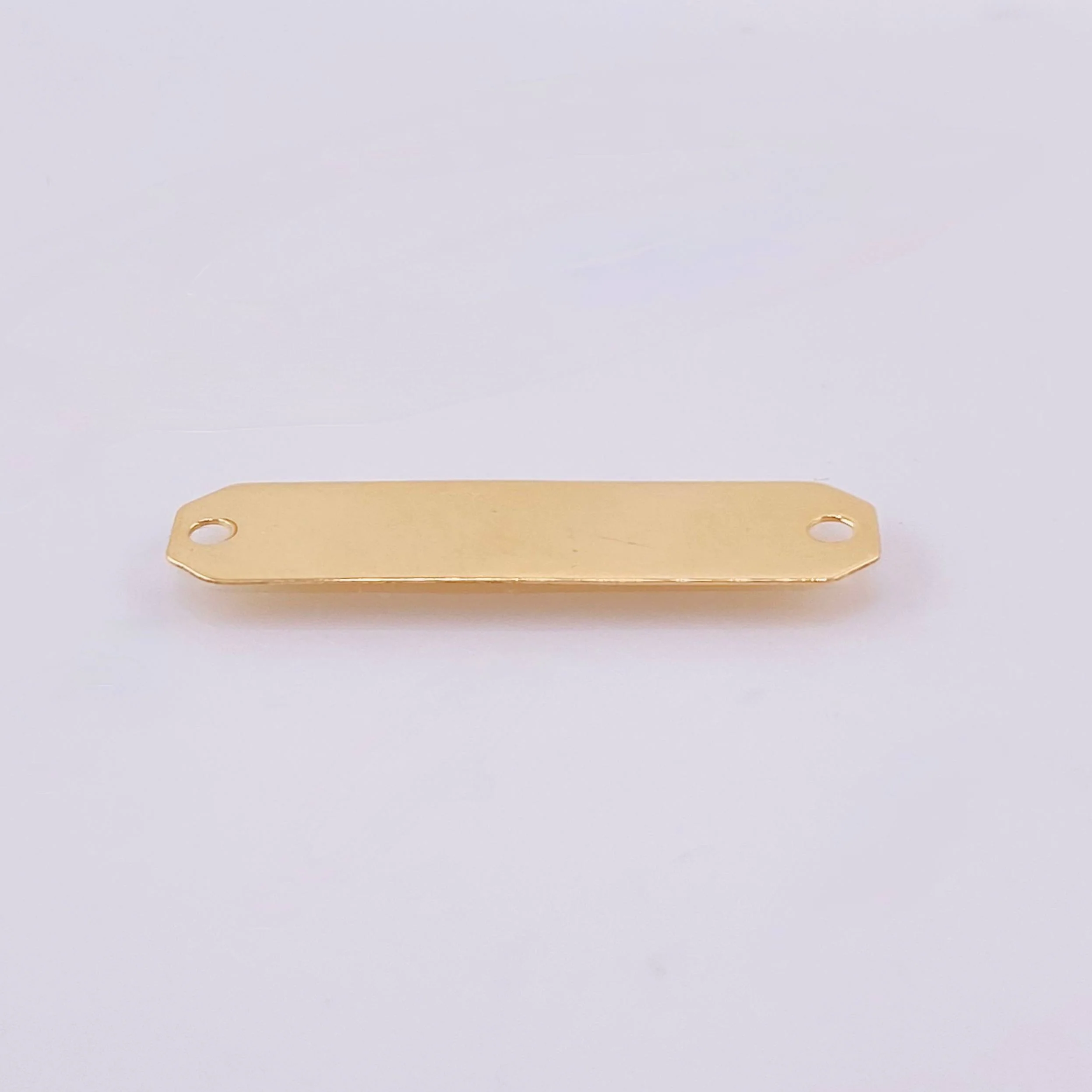 Herraje Placa Octagonal 0.8gr / 2.8cm / Oro Amarillo 18K - Image 3