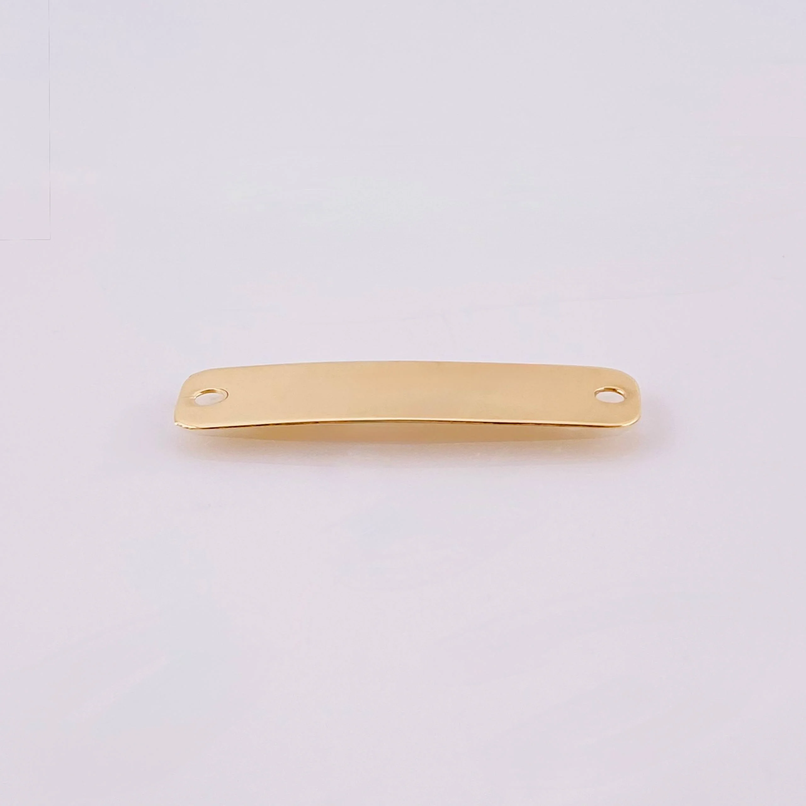 Herraje Placa Ovalada 0.85gr / 3cm / Oro Amarillo 18K - Image 2