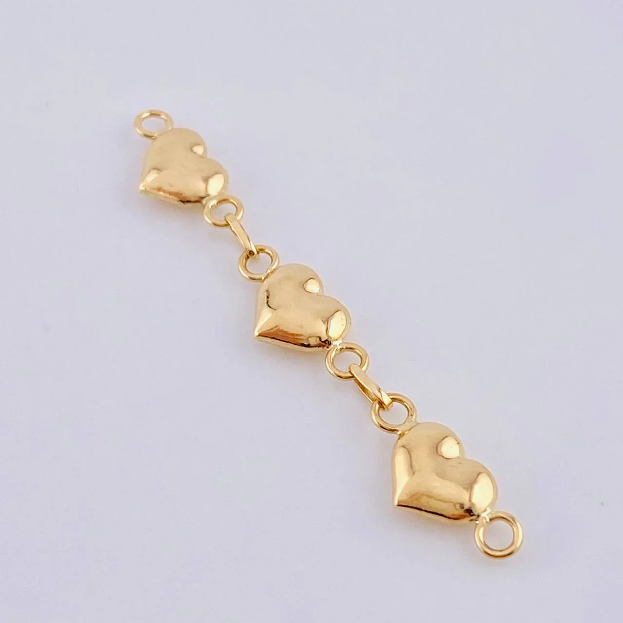 Herraje Retazo Corazón 1.1 g / 4.7 cm Oro Amarillo 18K - Image 2
