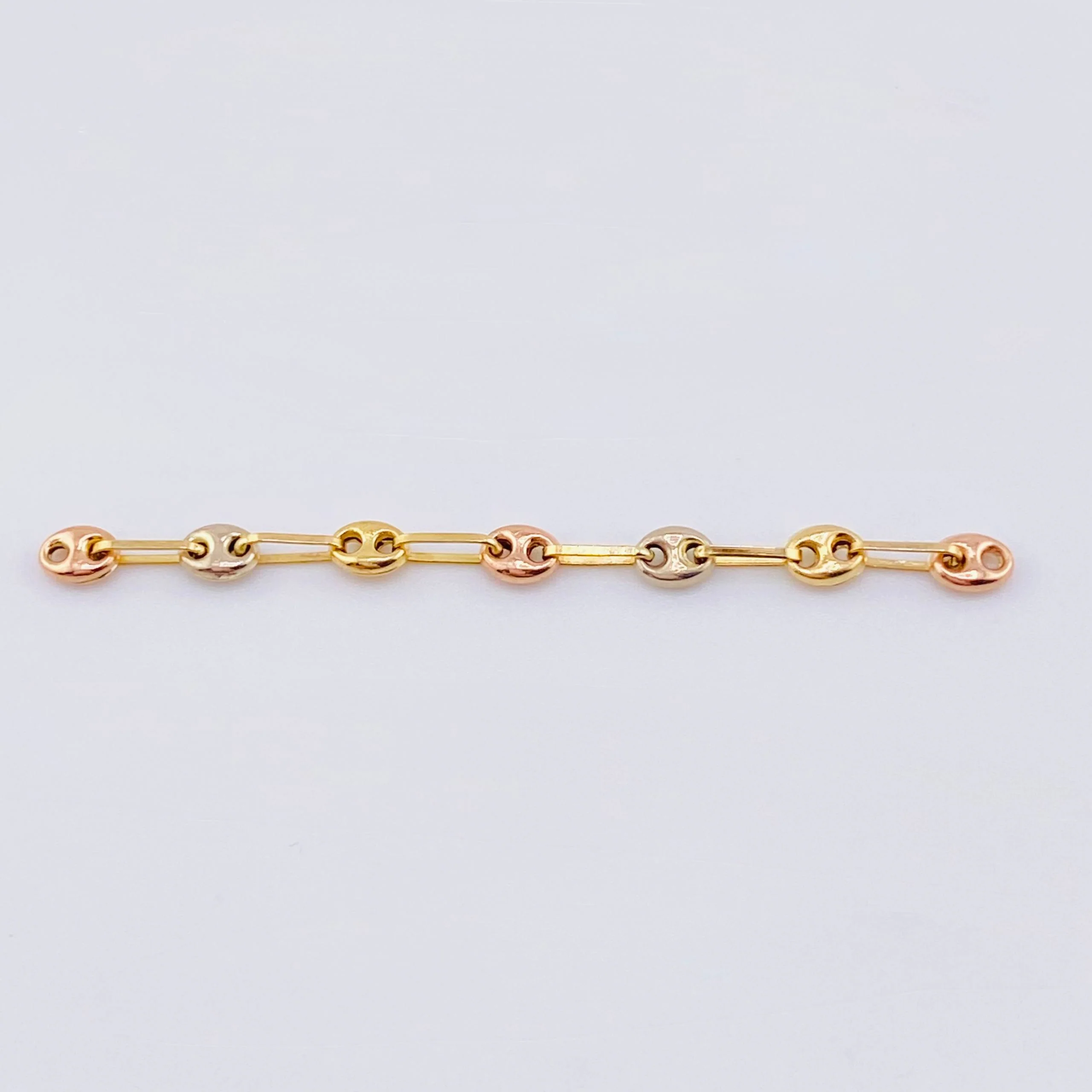 Herraje Retazo Gc 0.45 g / 4.5 cm Tres Oros 18K