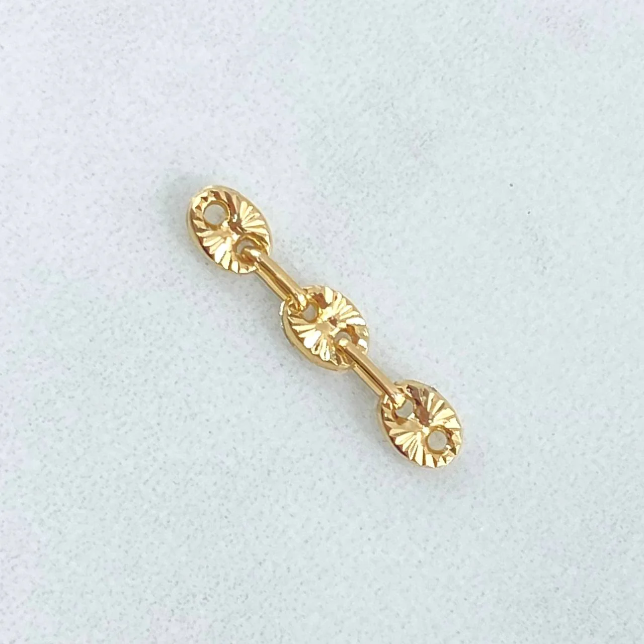 Herraje Retazo GC 3 Eslabones 0.3gr / 1.9cm / 4.2mm Oro Amarillo 18K - Image 2