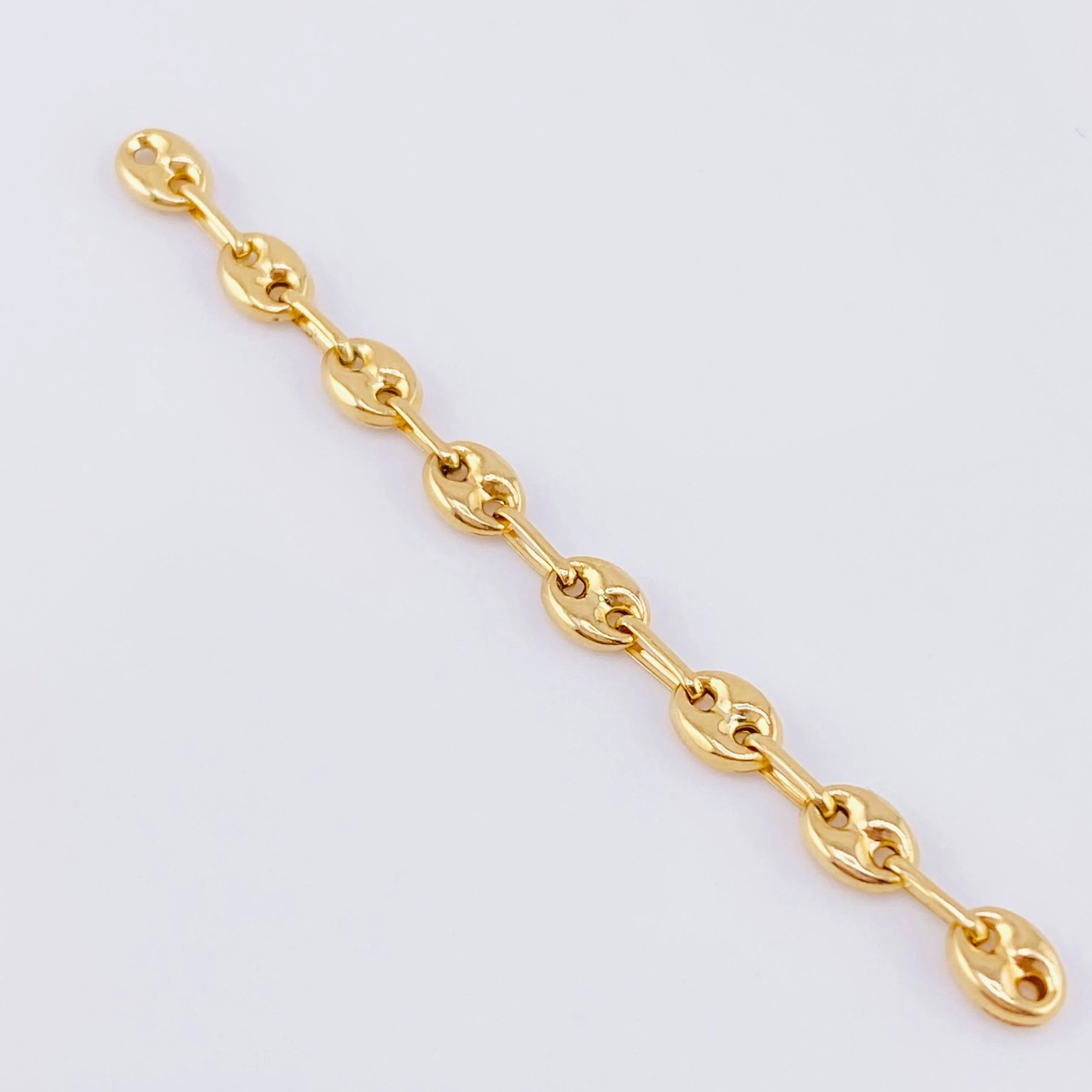 Herraje Retazo GC 8 Eslabones 0.85gr / 5.8cm / 4.2mm Oro Amarillo 18K - Image 2