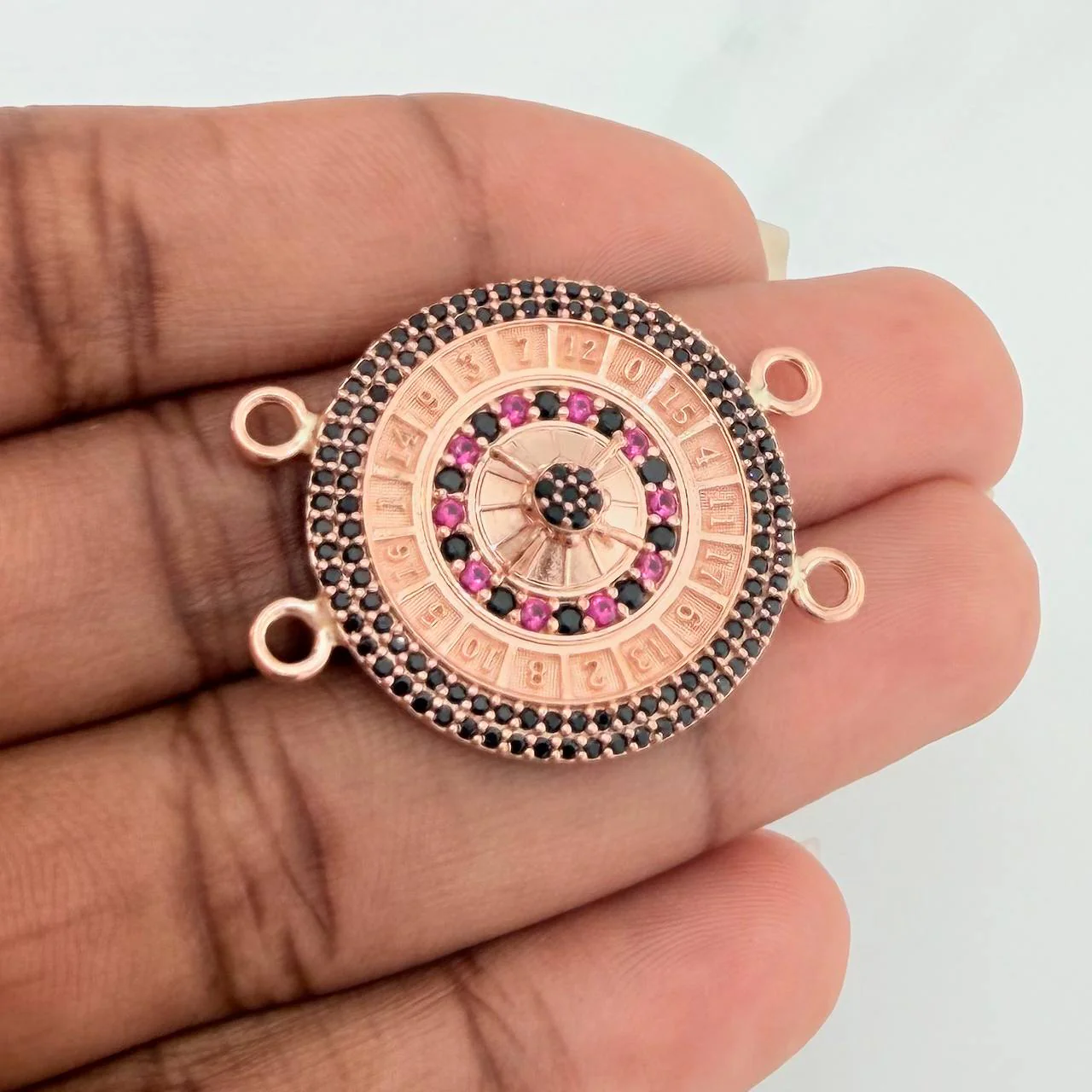 Herraje Ruleta 6.6gr / 3.2cm / Oro Rosa 18K % - Image 4