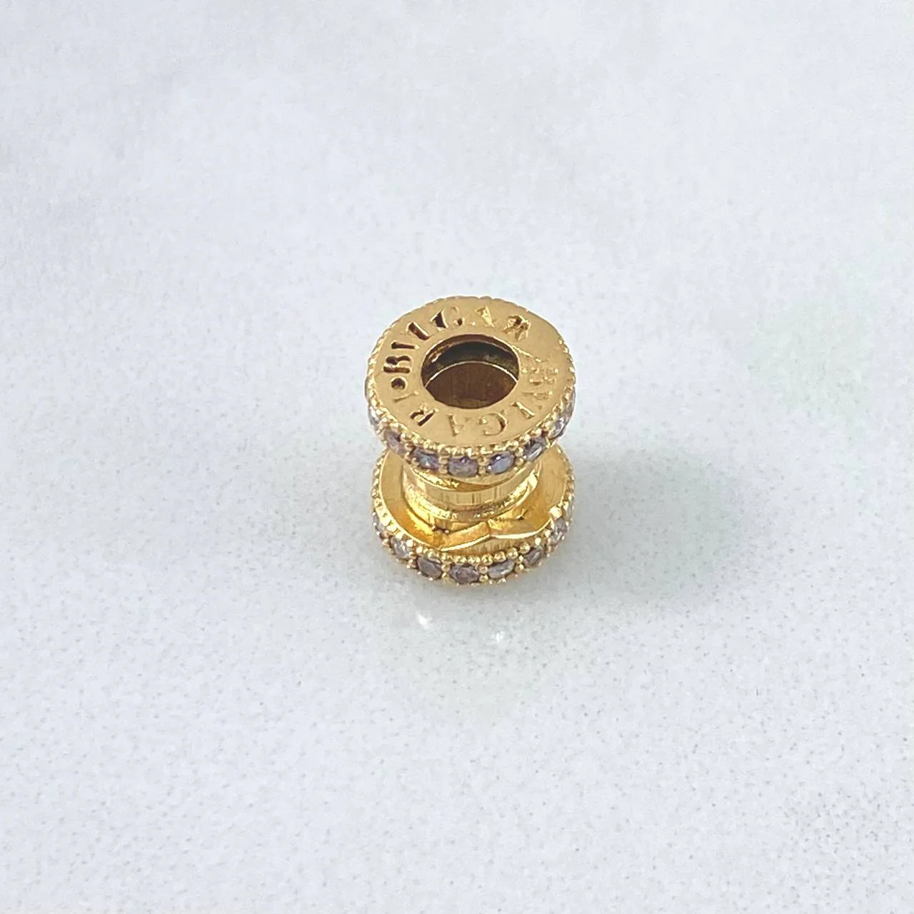 Herraje Rústico Carrete 2.25 g / 0.9 cm Oro Amarillo 18K - Image 2