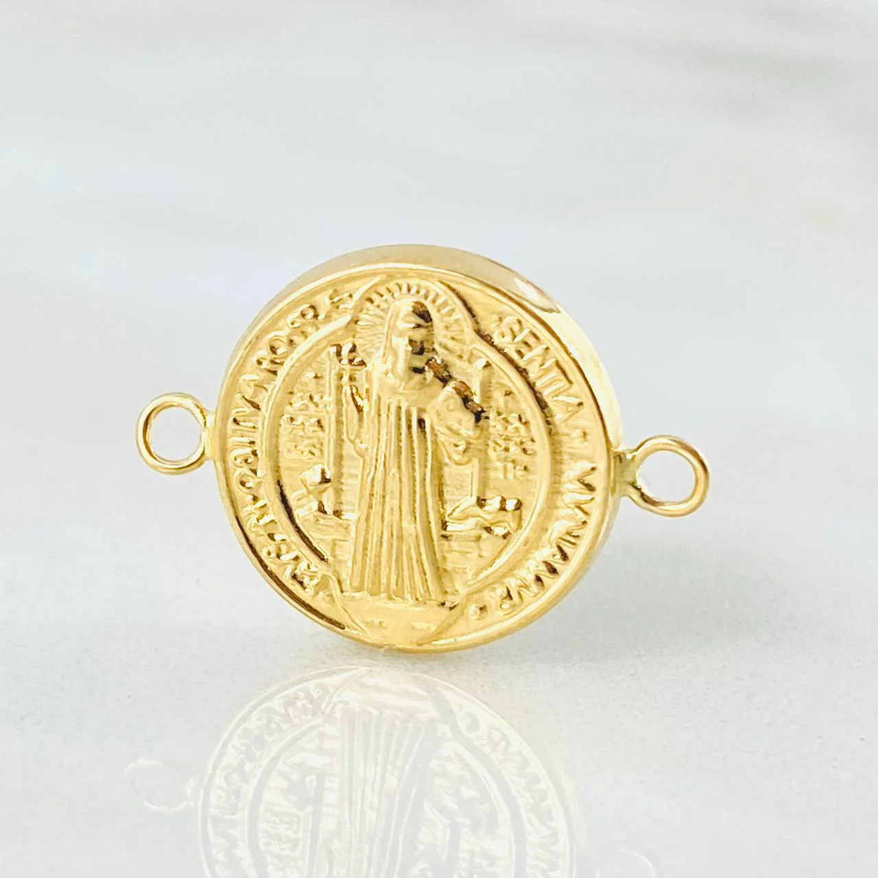 Herraje San Benito 0.3 g / 1.5 cm Oro Amarillo 18K