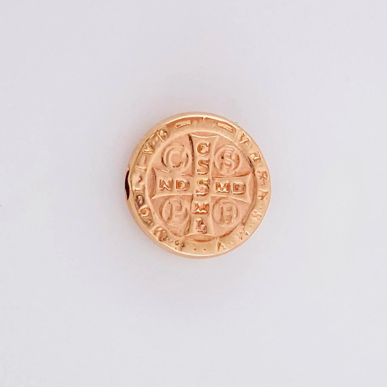 Herraje San Benito 0.4 g / 1 cm Oro Rosa 18K - Image 3