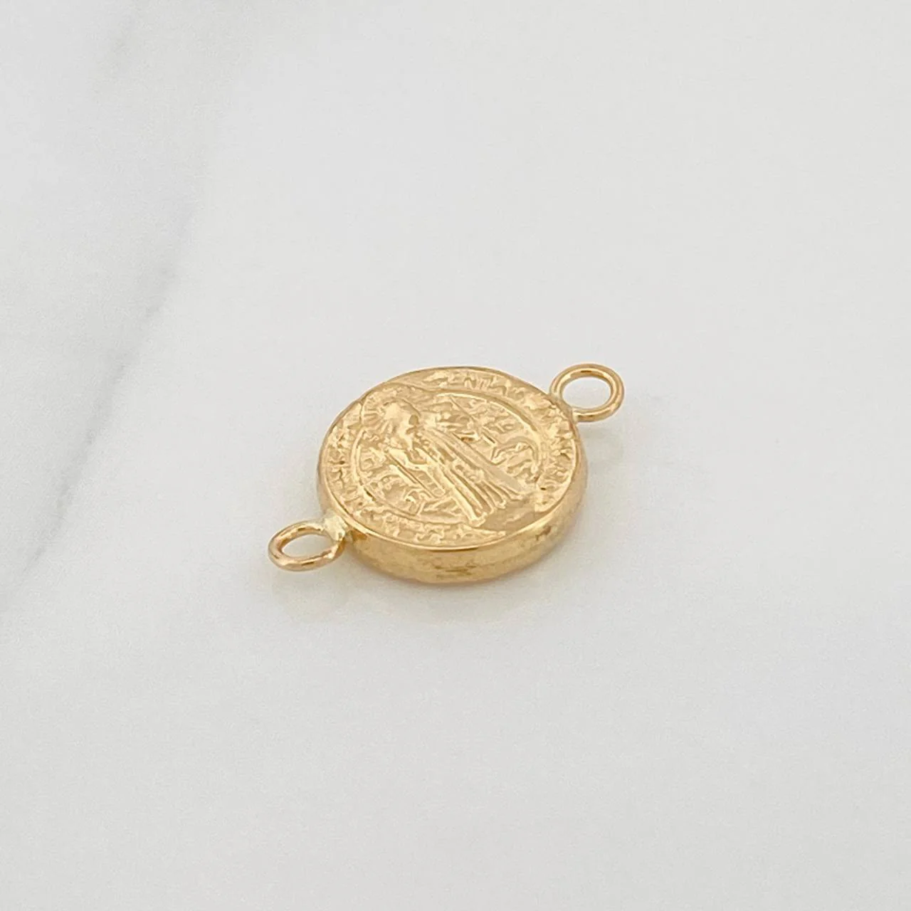 Herraje San Benito 0.45gr / 1.6cm / Oro Amarillo 18K & - Image 2