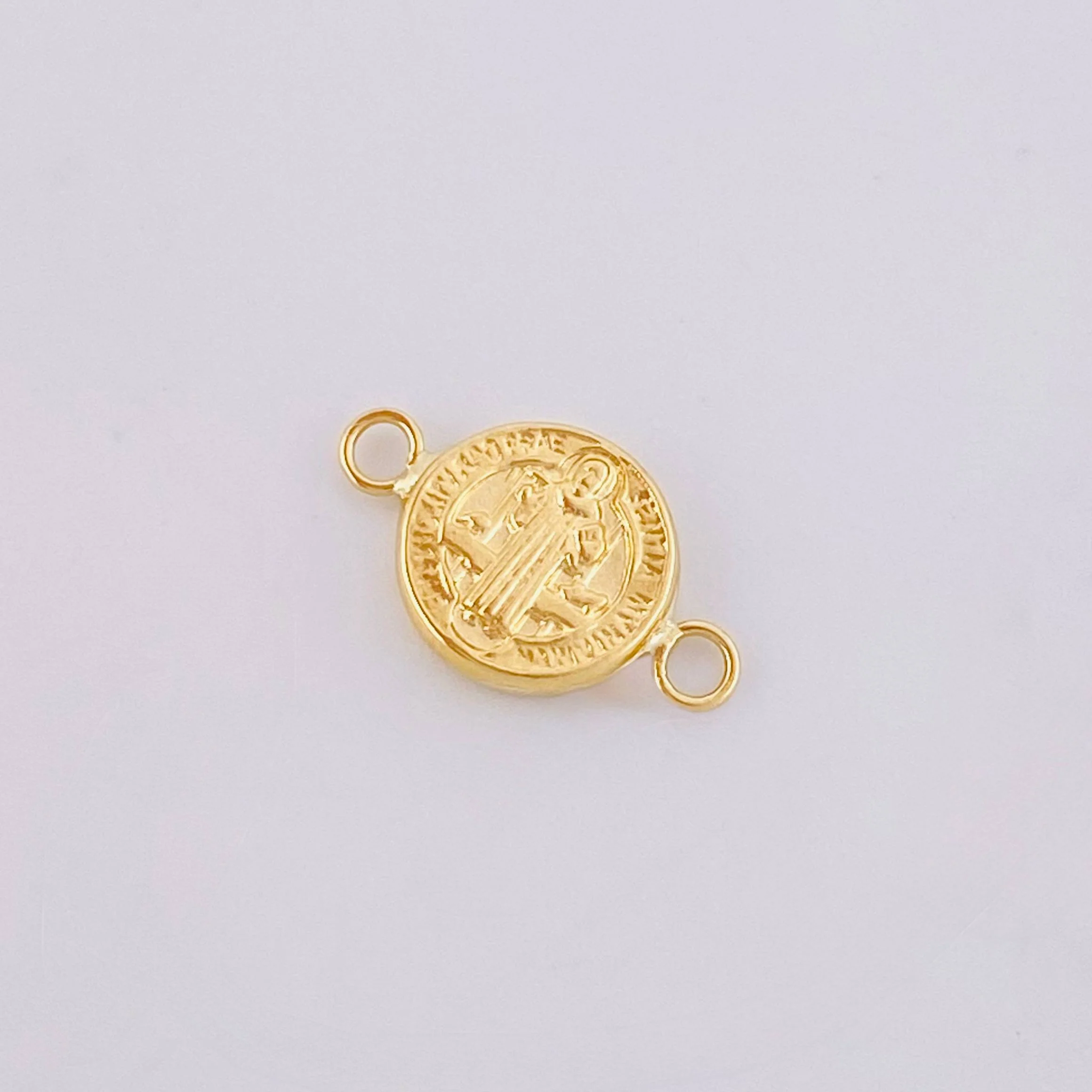 Herraje San Benito 0.6gr / 1.7cm / Oro Amarillo 18K - Image 2