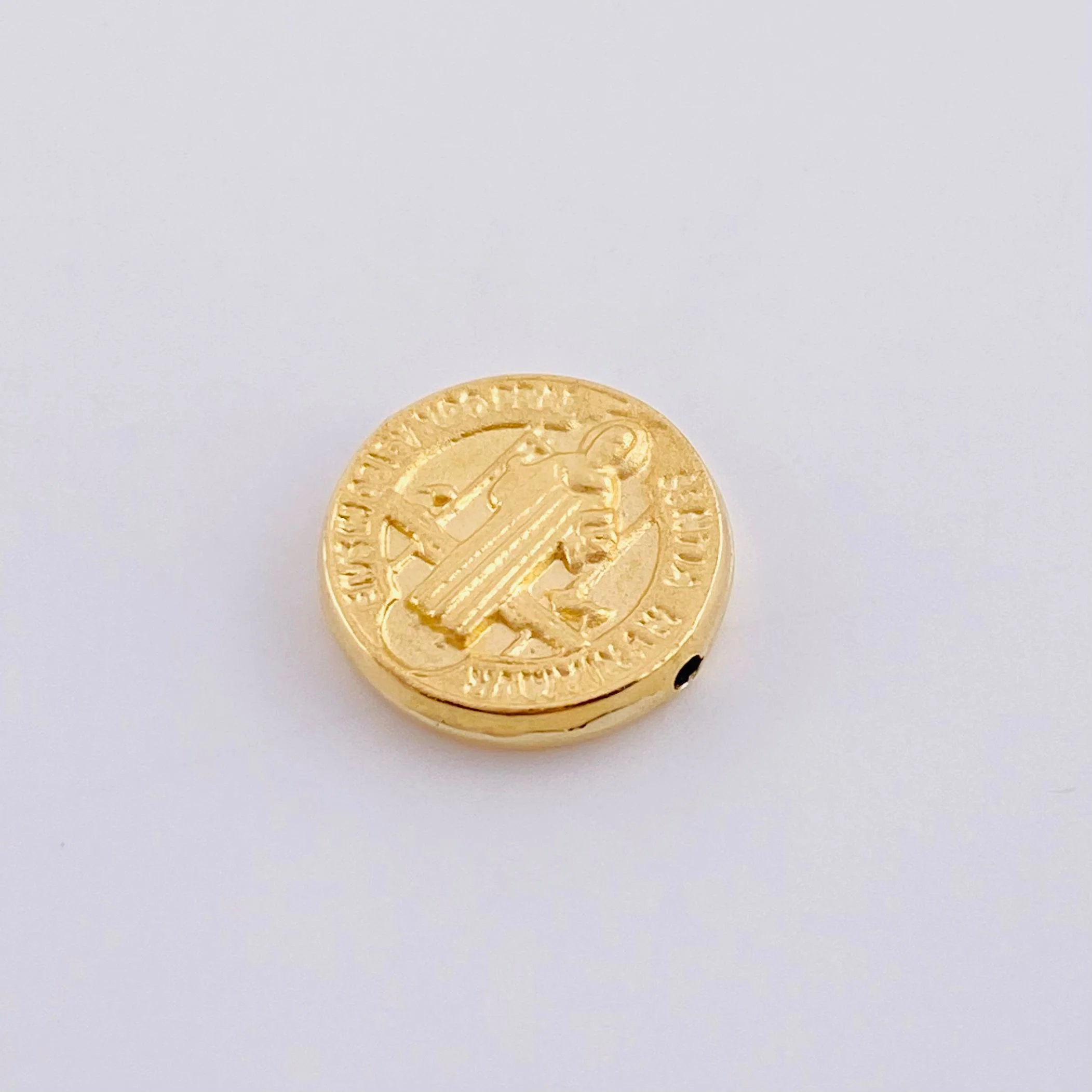 Herraje San Benito 0.75g / 1.2cm Oro Amarillo 18K - Image 2