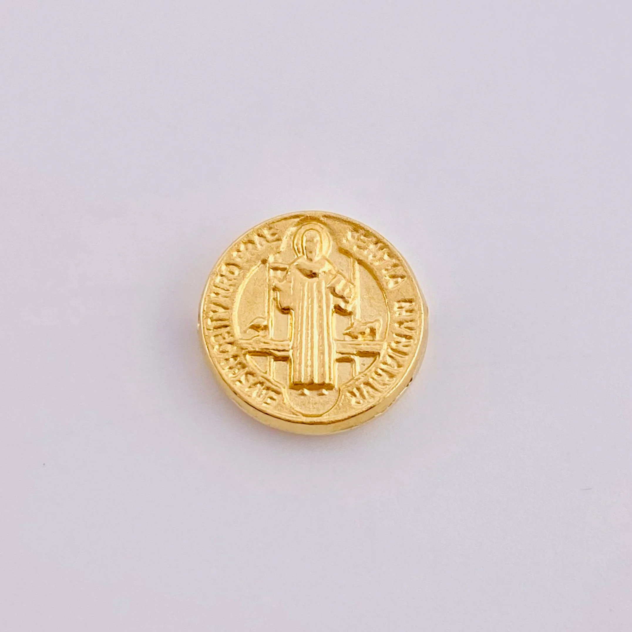 Herraje San Benito 0.85g / 1.2cm Oro Amarillo 18K
