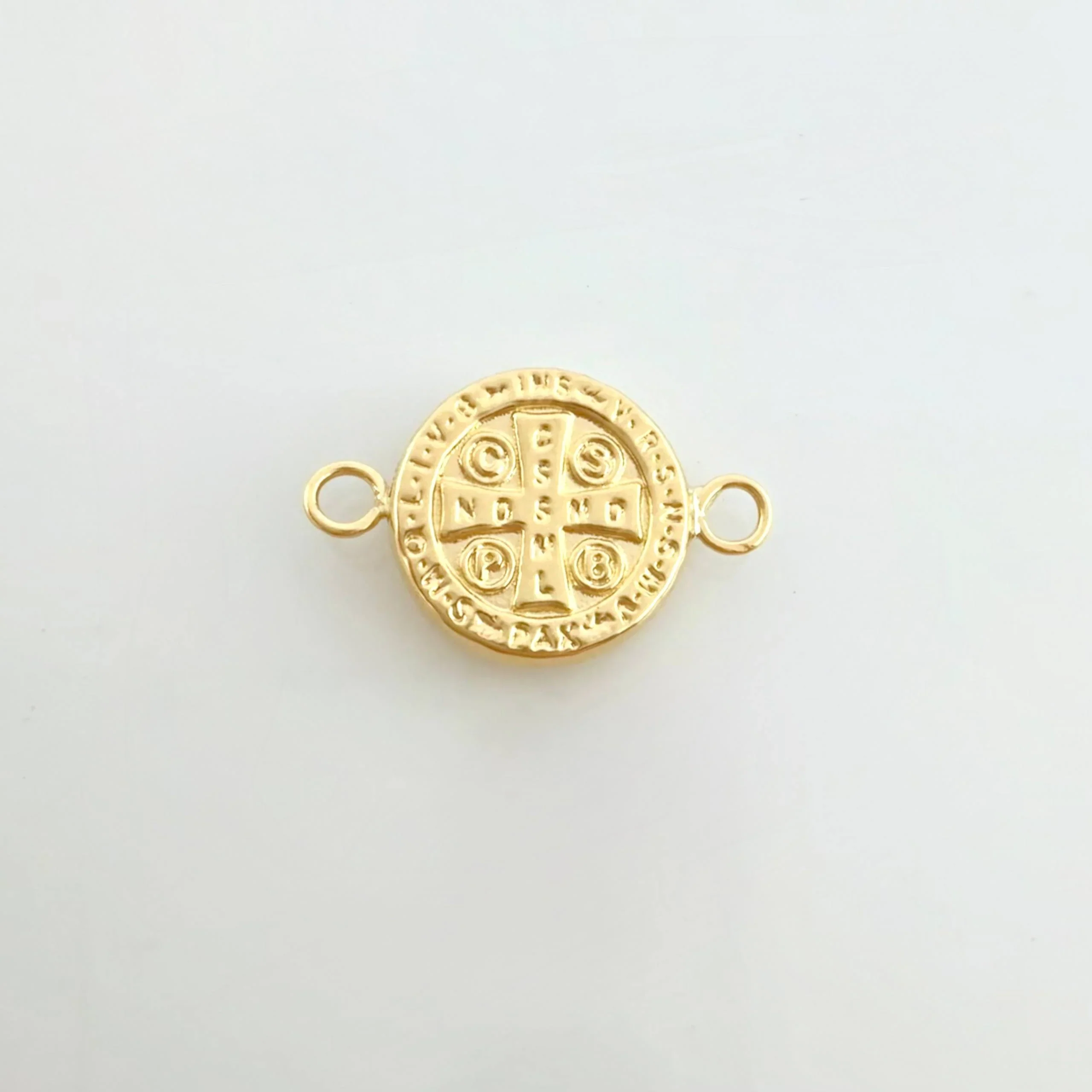 Herraje San Benito 1.15 g / 1.7 cm Oro Amarillo 18K - Image 2