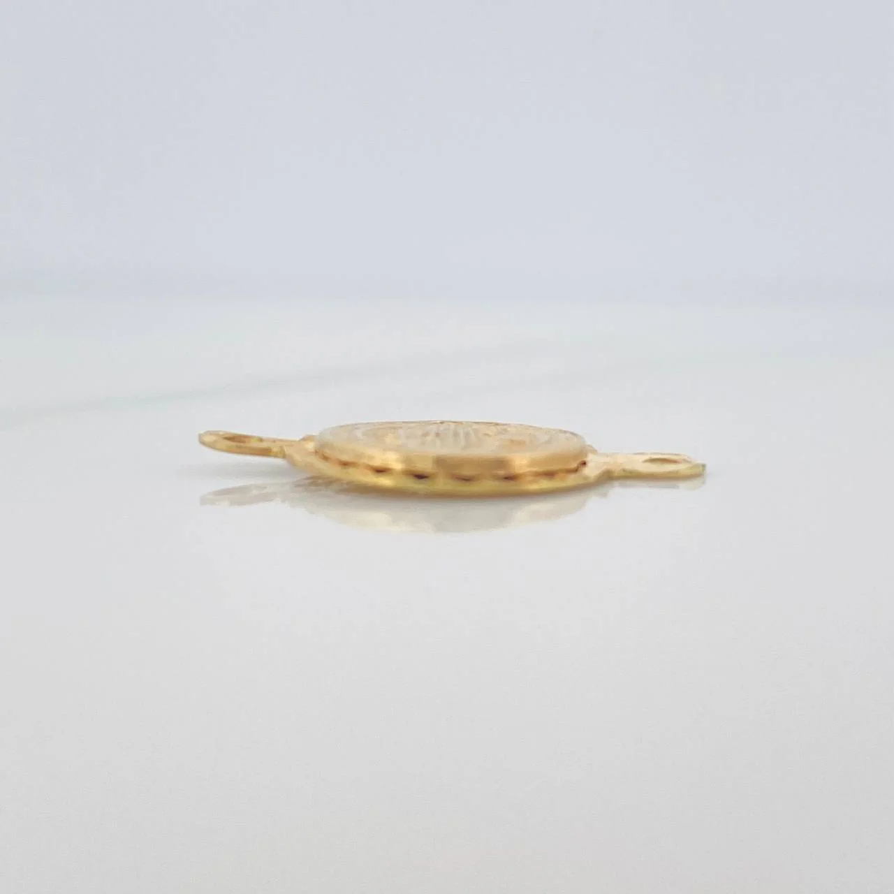 Herraje San Benito 1.1gr / 2cm / Oro Amarillo 18K & - Image 3
