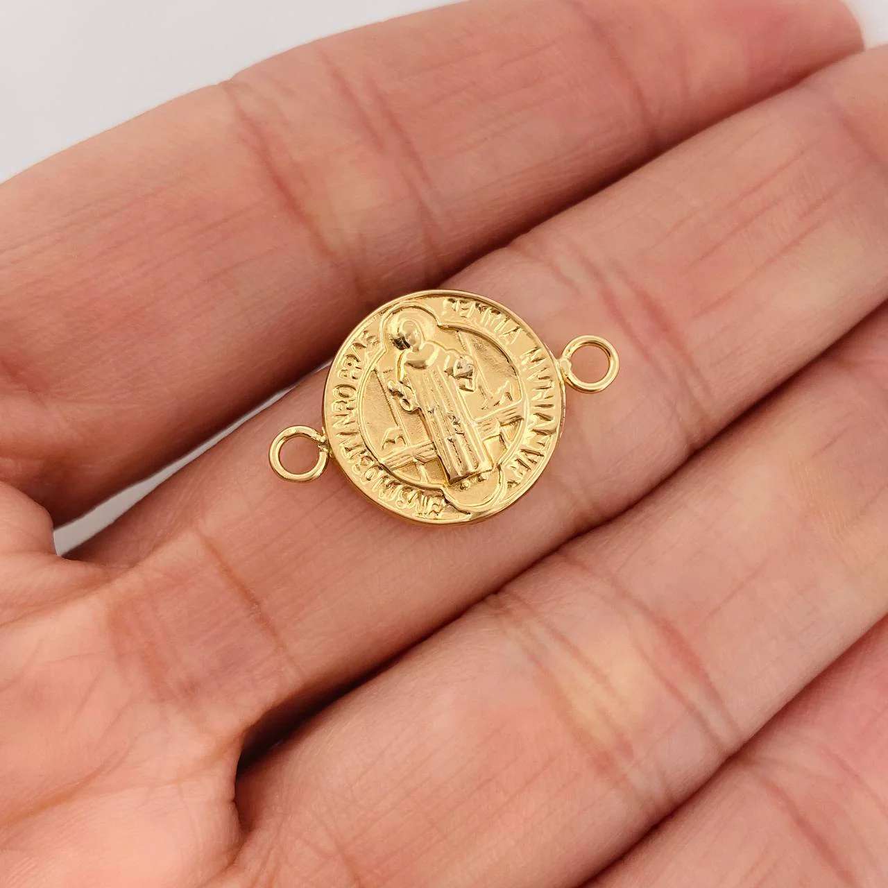 Herraje San Benito 1gr / 1.6cm / Oro Amarillo 18K & - Image 4