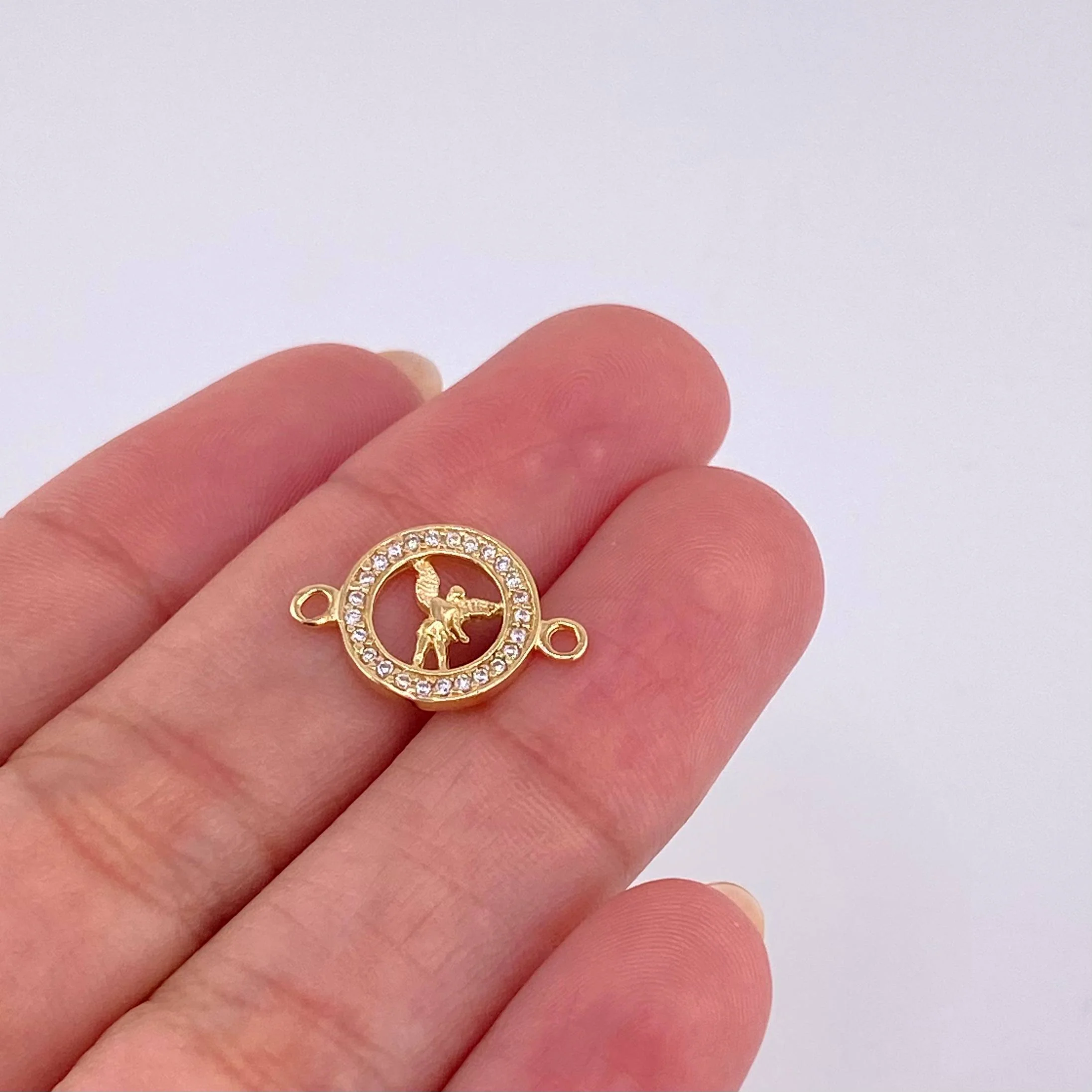 Herraje San Gabriel 1 g / 1.5 cm Oro Amarillo 18K - Image 3