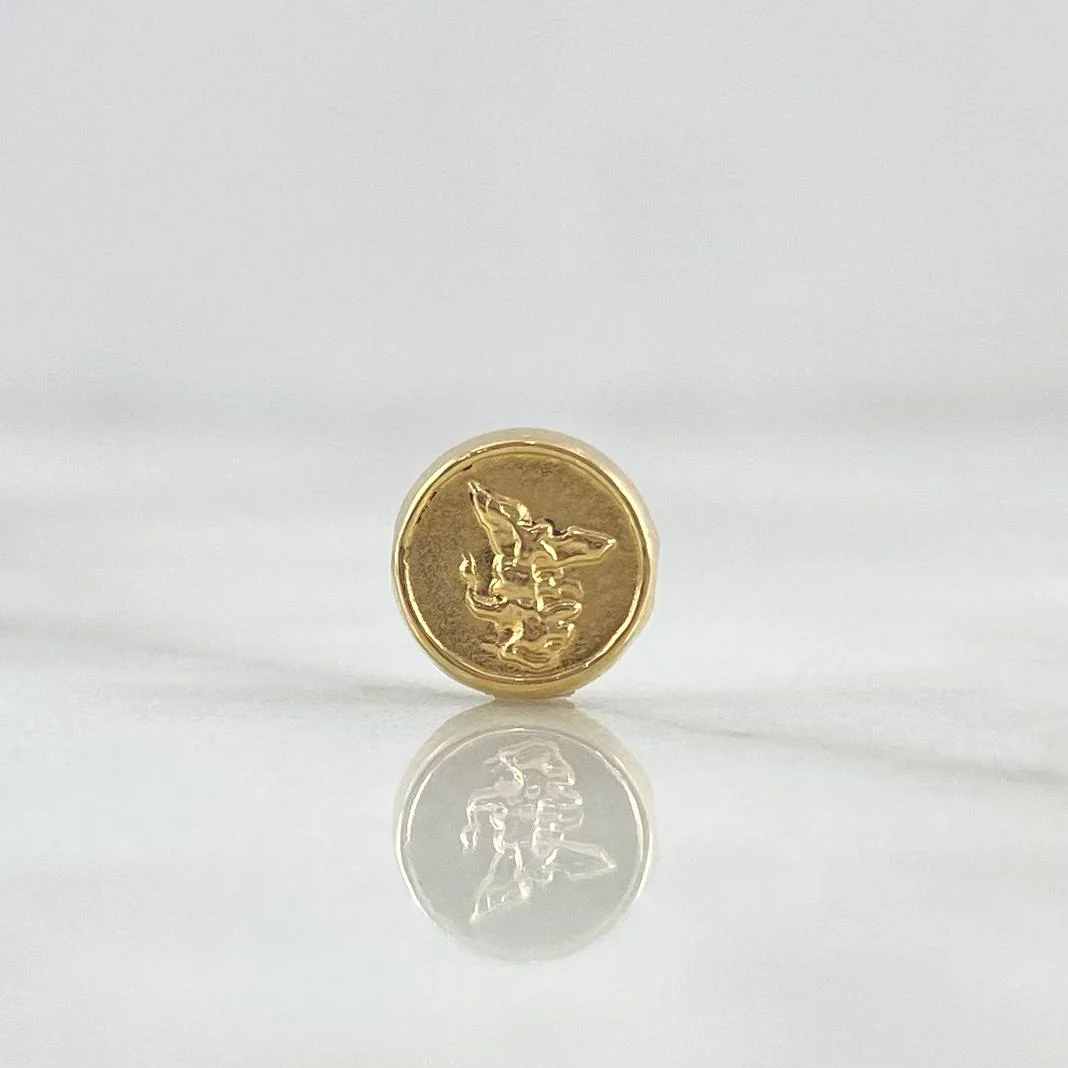 Herraje San Miguel 0.35 g / 0.9 cm Oro Amarillo 18K